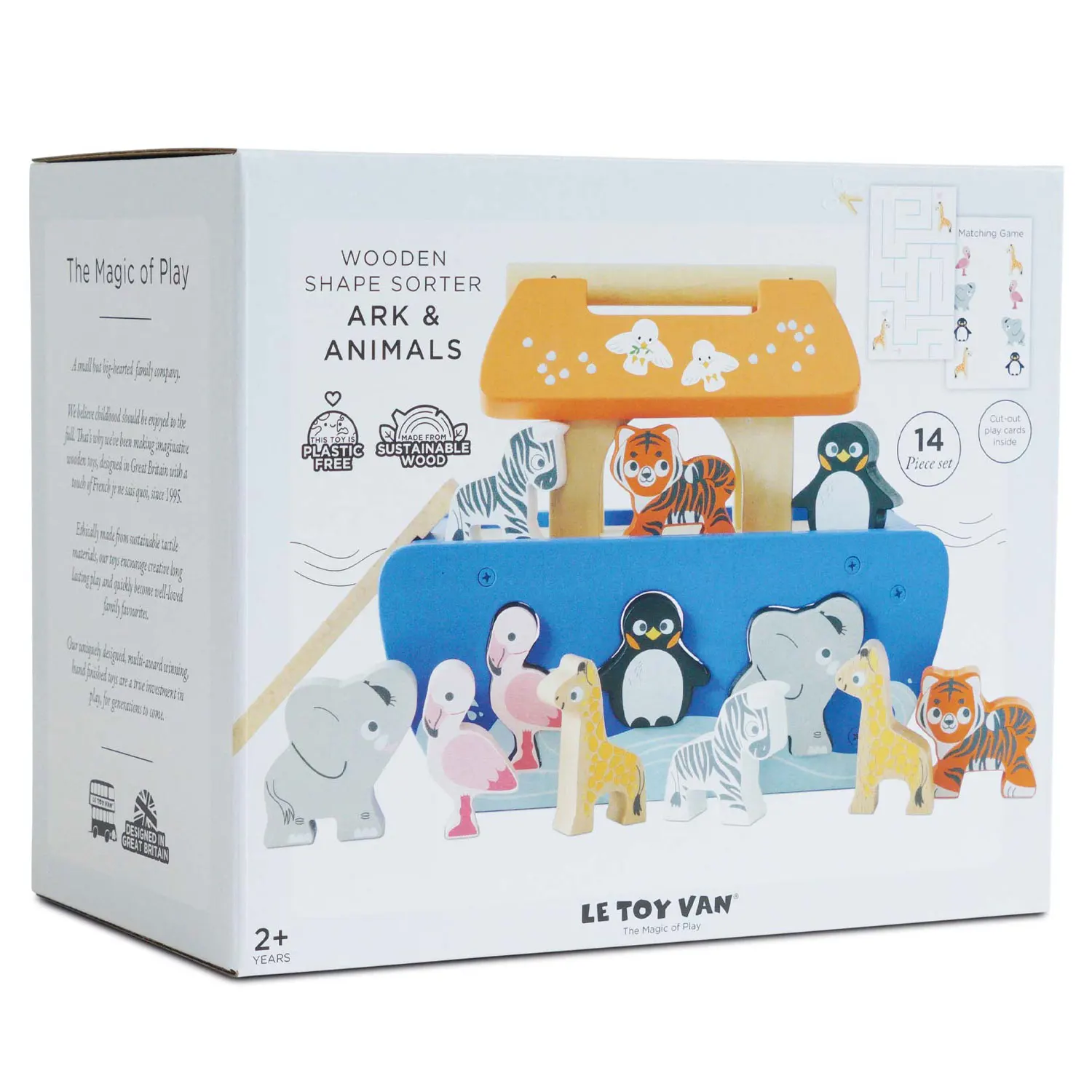 Arche Formensortierer  / Ark & Animals Shape Sorter-Le Toy Van (LTV)