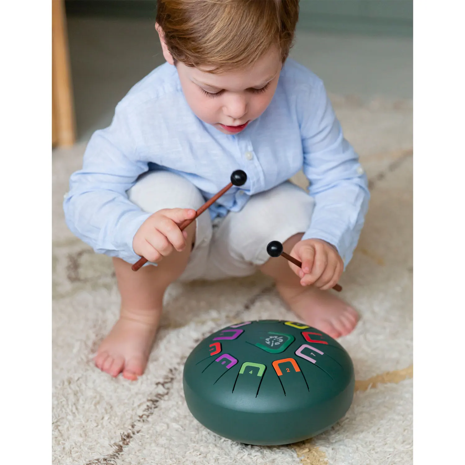 Tambu Steel Drum - Wild Jungle (Matt Jungle green)-JuegaConmigo