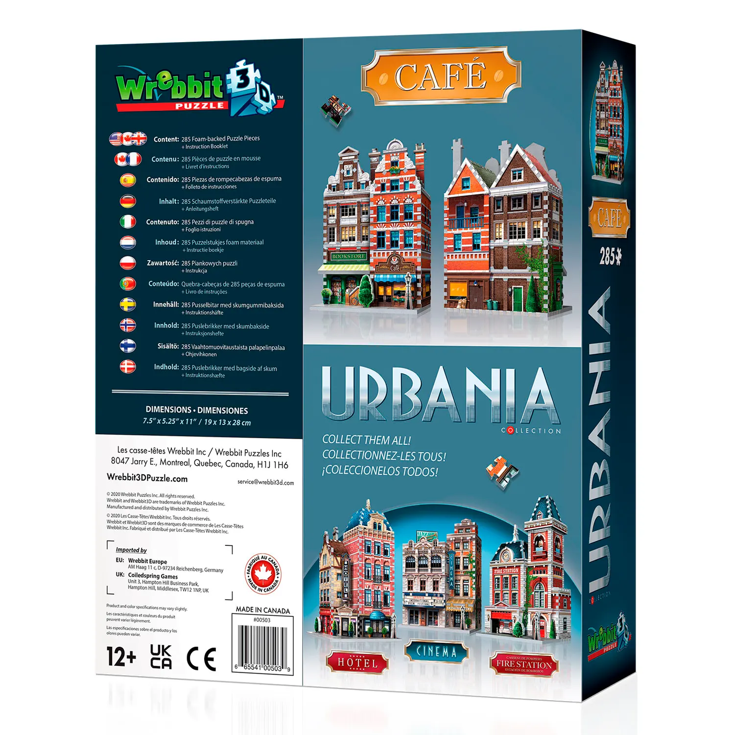 Urbania: Cafe Milano-Wrebbit-3D Puzzles