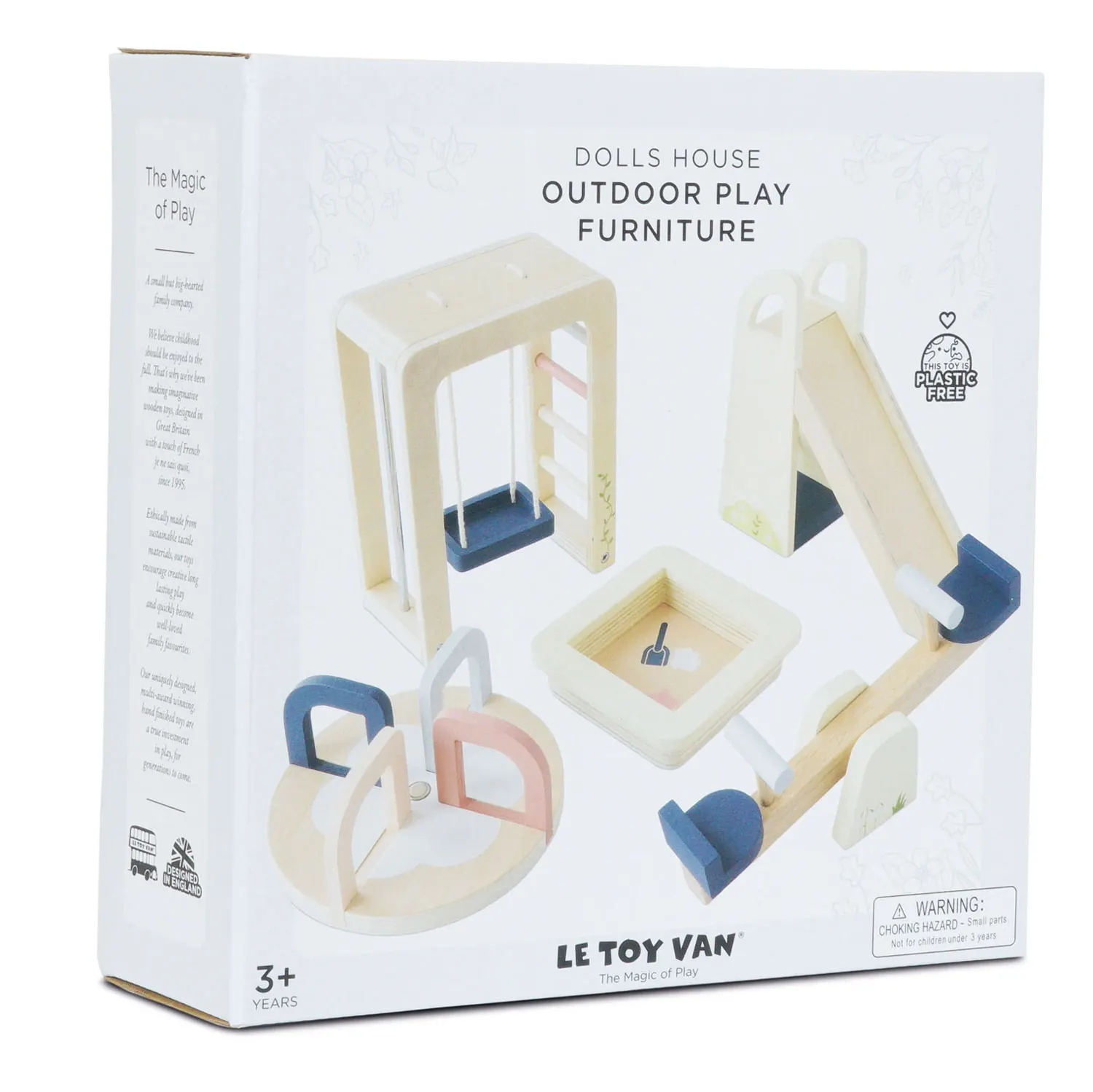 Spielplatz für Puppenhaus / Dollshouse Outdoor Play furniture-Le Toy Van (LTV)