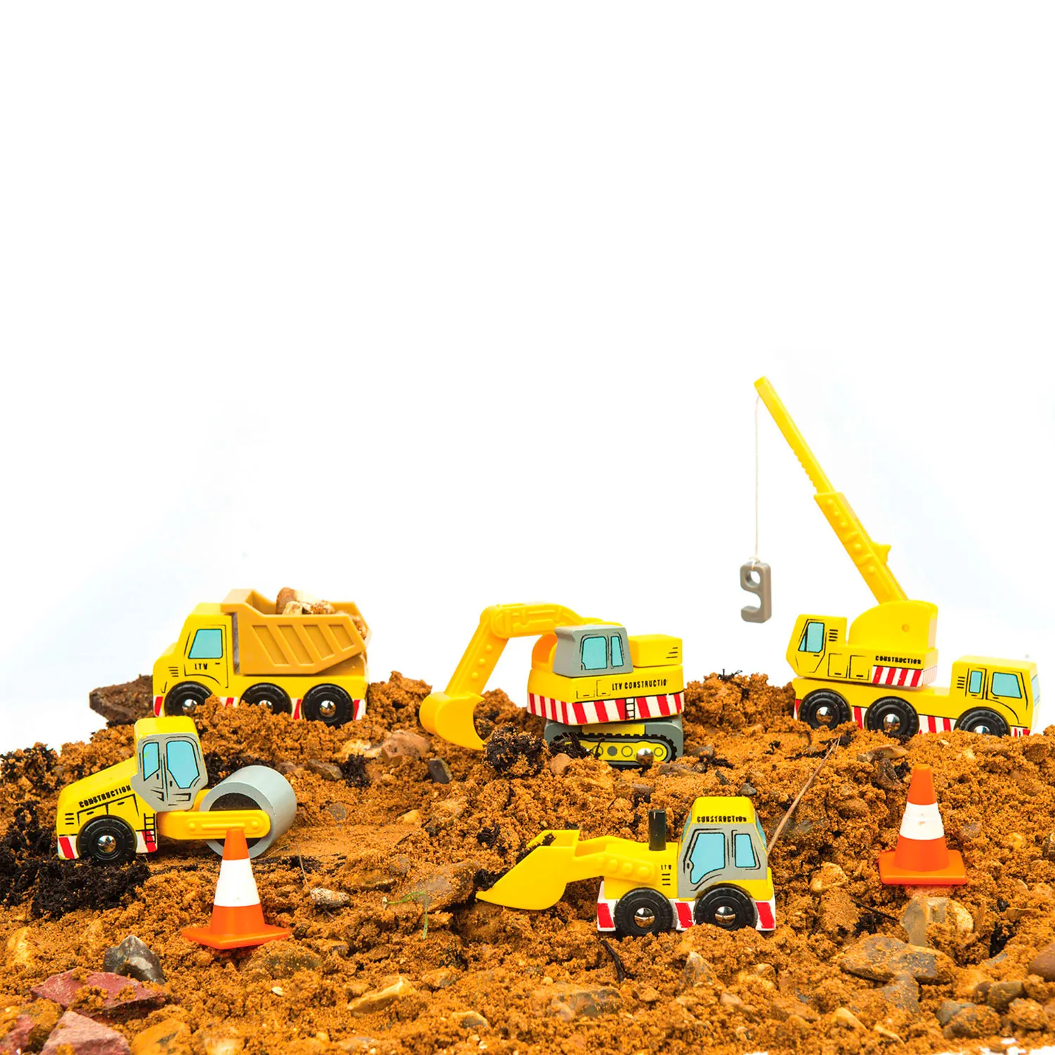 Baufahrzeuge / Construction Set, 2022-Le Toy Van (LTV)