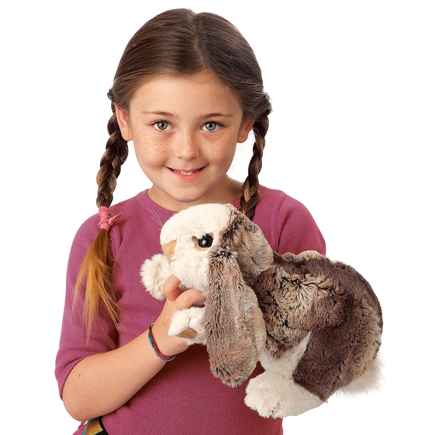 Hängeohr-Hasenbaby / Baby Lop Rabbit-Folkmanis® Handpuppen