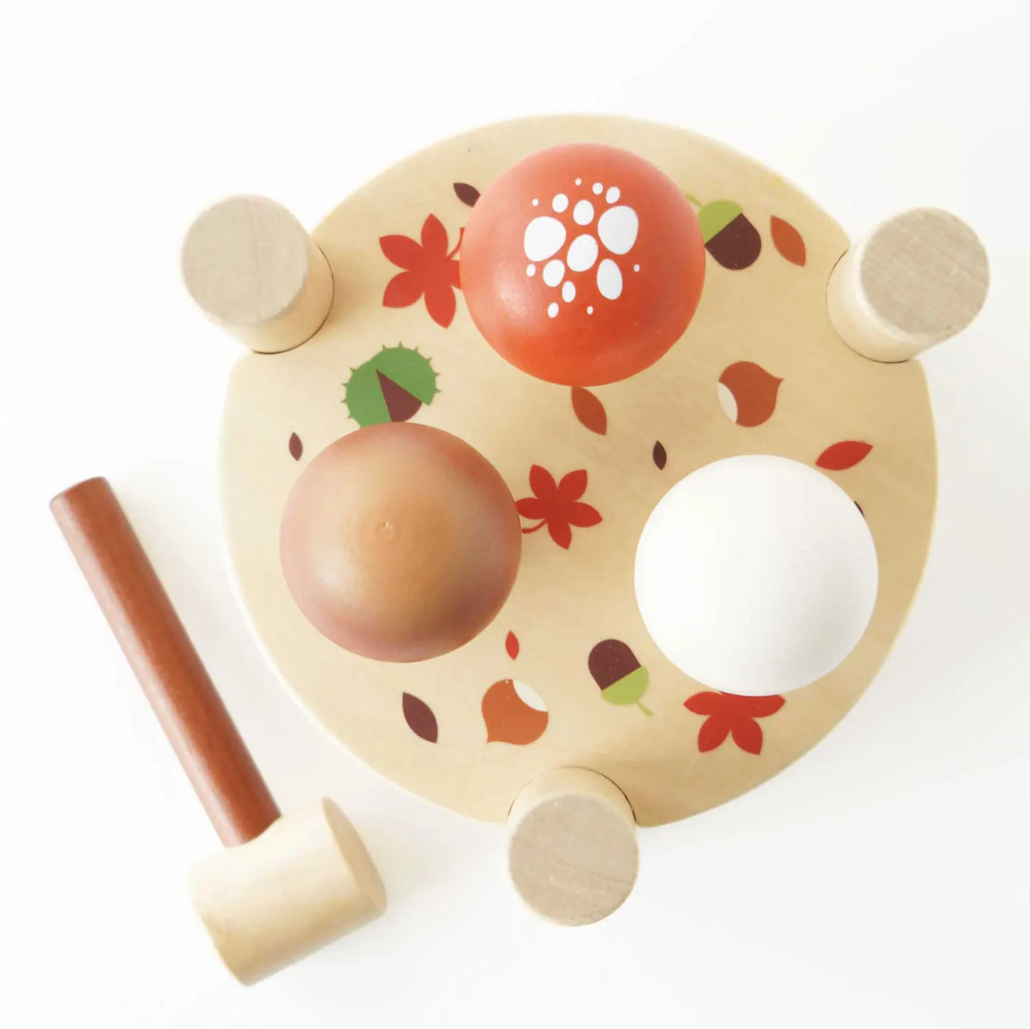 Hammerspiel Pilz / Woodland Mushroom Hammer Game (New Look)-Le Toy Van (LTV)