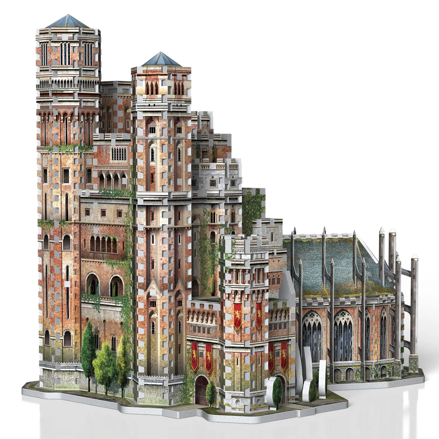 Roter Bergfried / The Red Keep - Game of Thrones-Wrebbit-3D Puzzles