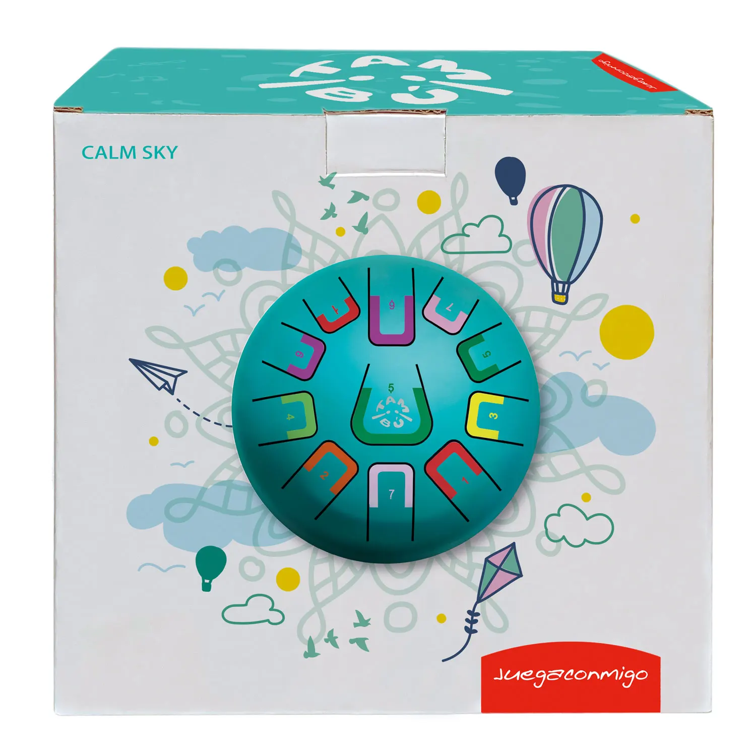 Tambu Steel Drum - Calm Sky (GlänzendTurquoise)-JuegaConmigo