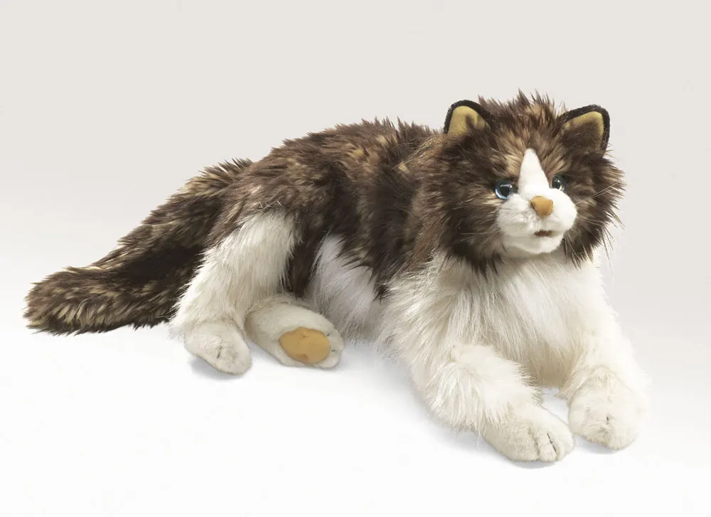 Wuschelige Katze / Ragdoll Cat-Folkmanis® Puppets