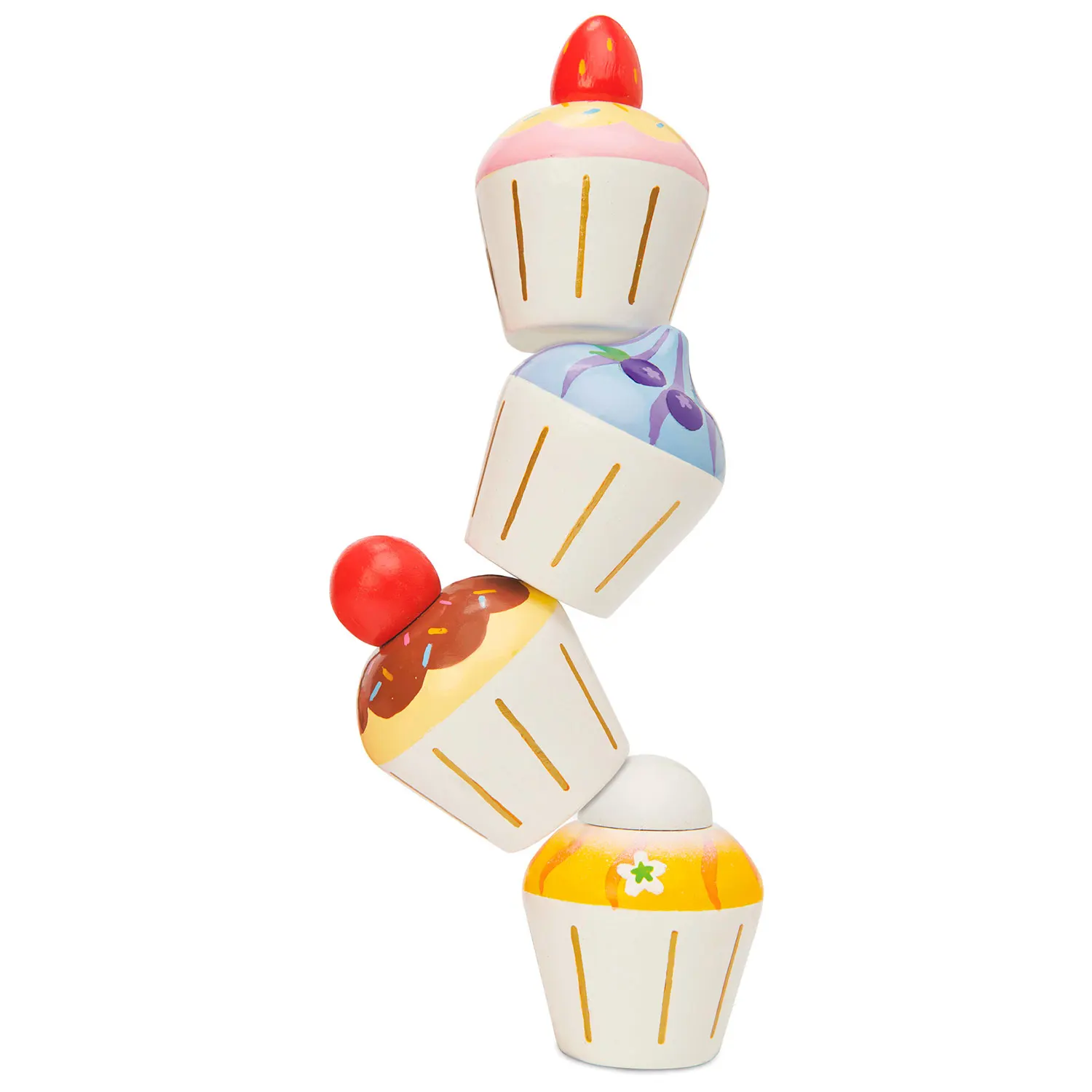 Cupcakes / Wooden Cupcake Play Food Set-Le Toy Van (LTV)