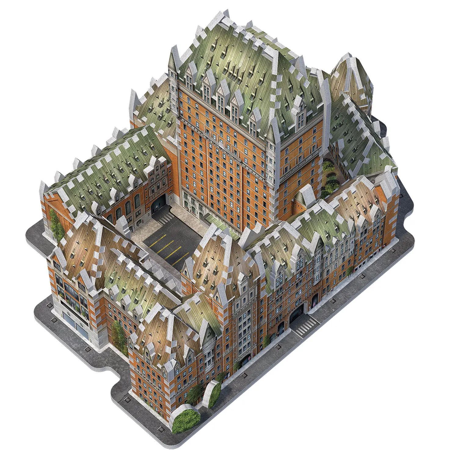 Chateau Frontenac / Quebec City Schloßhotel, 865 pcs-Wrebbit-3D Puzzles