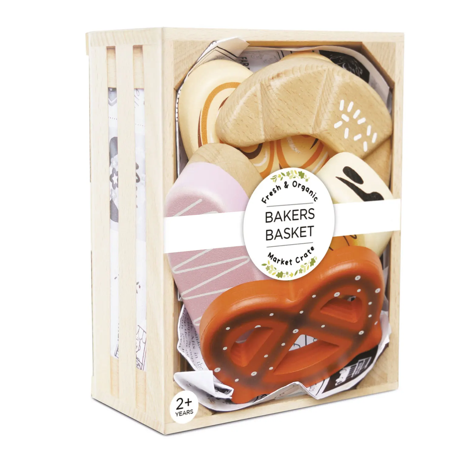 Backwaren Marktkiste /Bakery & Patisserie Wooden Market Crat (New Look)-Le Toy Van (LTV)
