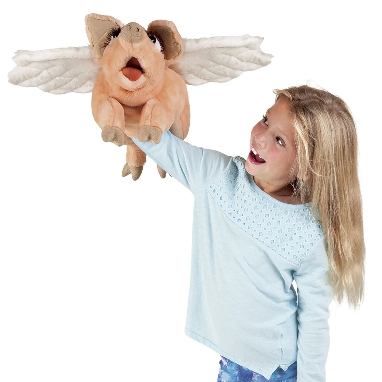 Schwein mit Flügeln / Flying Pig-Folkmanis® Puppets