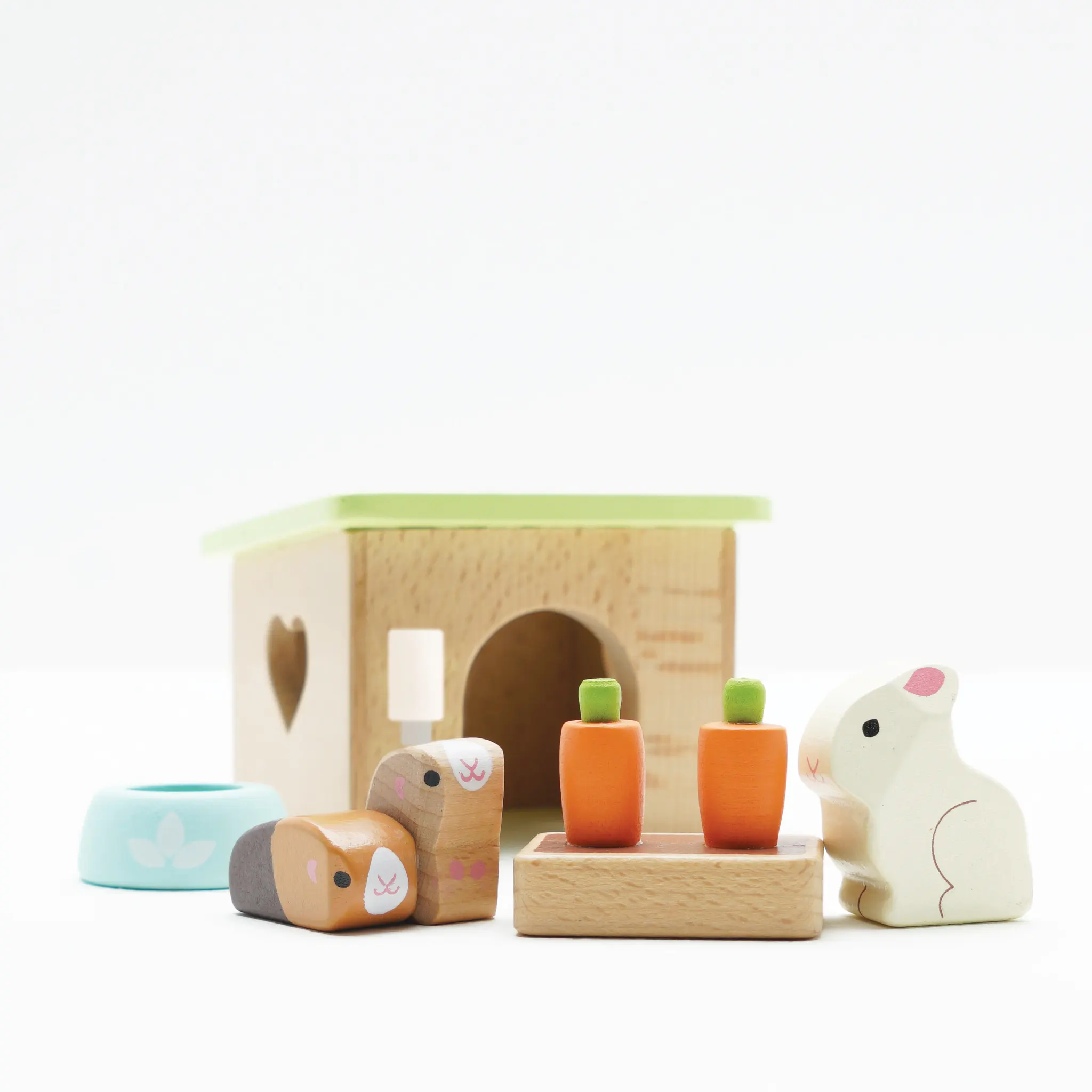 Hase & Meerschweinchen / Bunny & Guinea Pet Animal Set (New Look)-Le Toy Van (LTV)