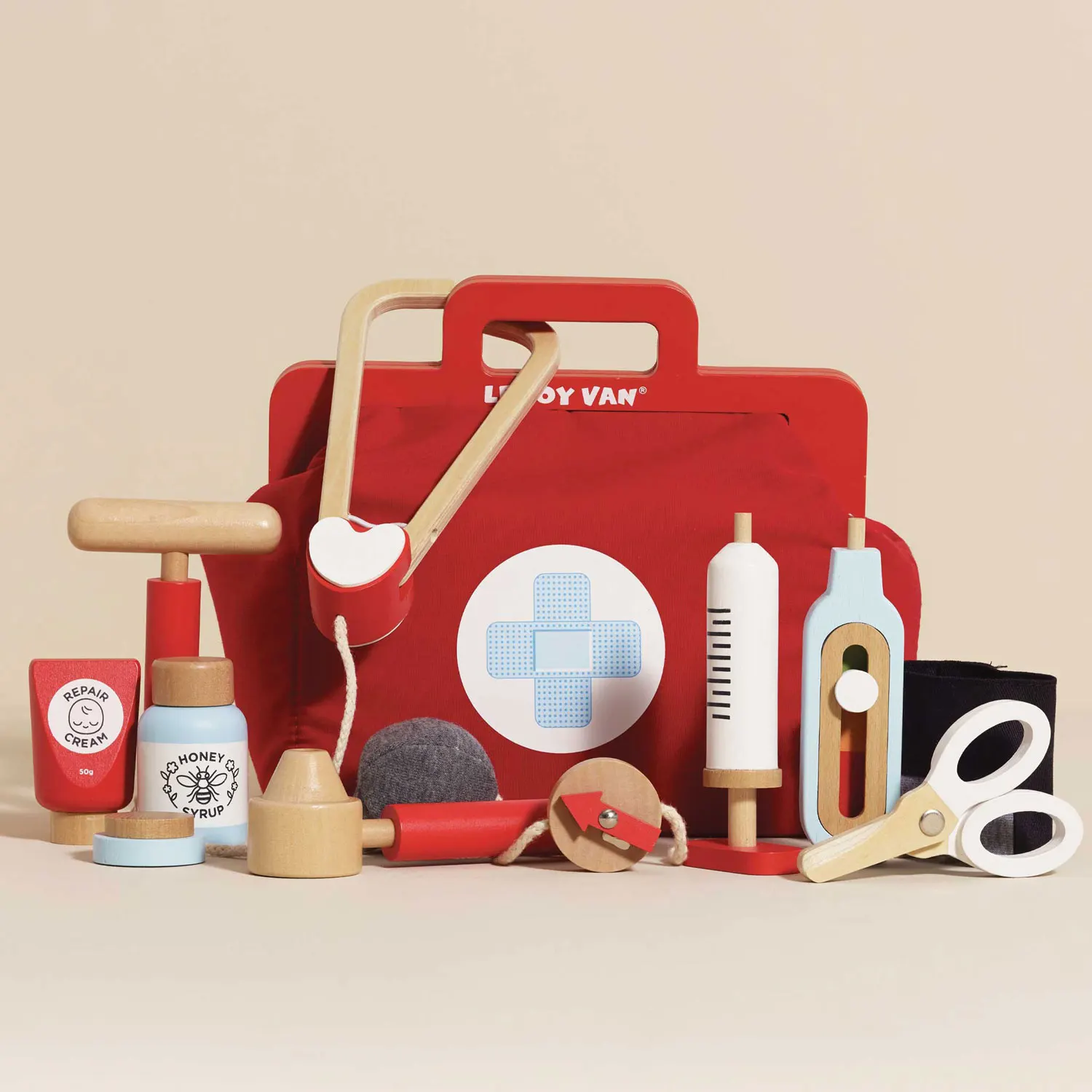 Doktortasche, Arzt-Koffer / Vintage Doctor Roleplay Wooden Kit-Le Toy Van (LTV)