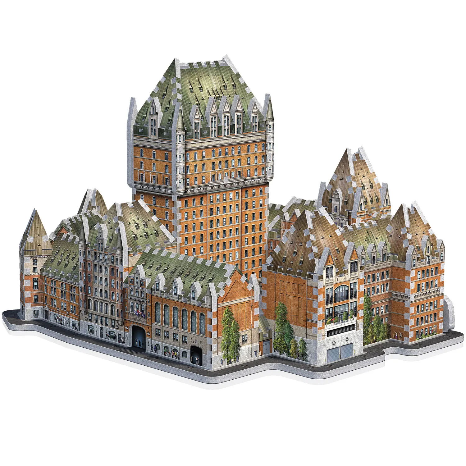 Chateau Frontenac / Quebec City Schloßhotel, 865 pcs-Wrebbit-3D Puzzles