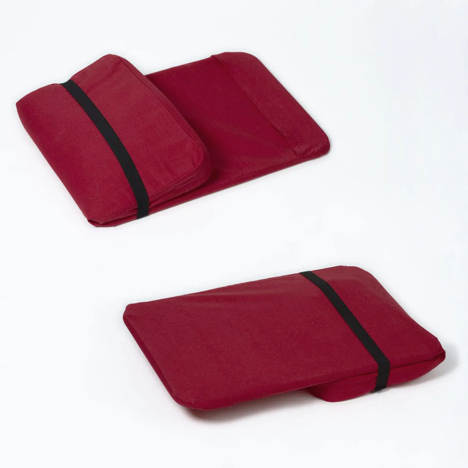 Bodenstuhl faltbar - burgunderrot / Folding Backjack - burgundy-Backjack