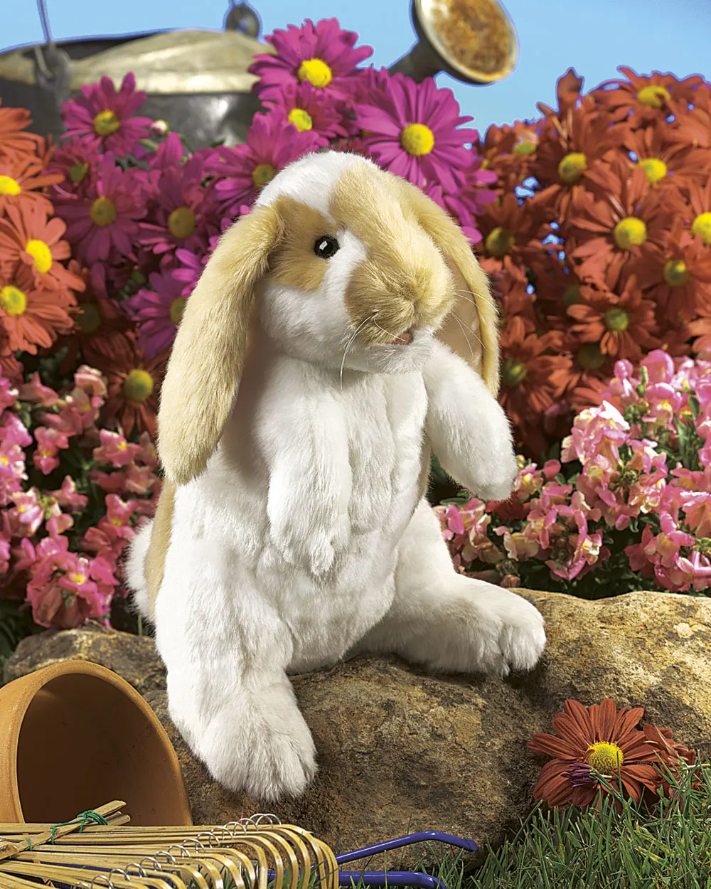 Stehender Hängeohrhase / Standing Lop Rabbit-Folkmanis® Puppets