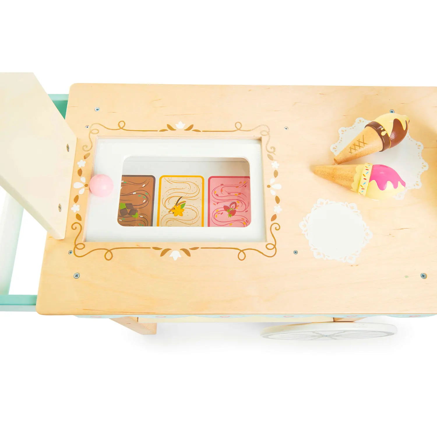 Eiscremewagen / Ice Cream Trolley Market Stall-Le Toy Van (LTV)