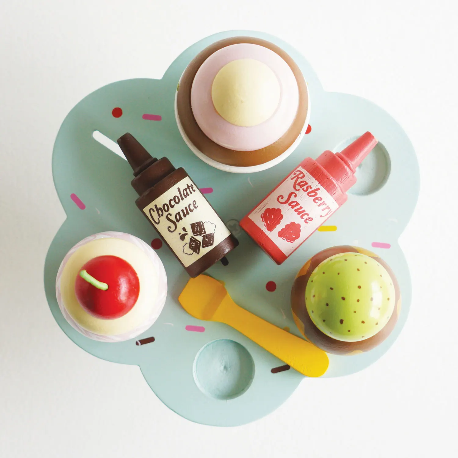 Carlos Eisständer / Wooden Ice Cream Stand & Toppings 2022-Le Toy Van (LTV)