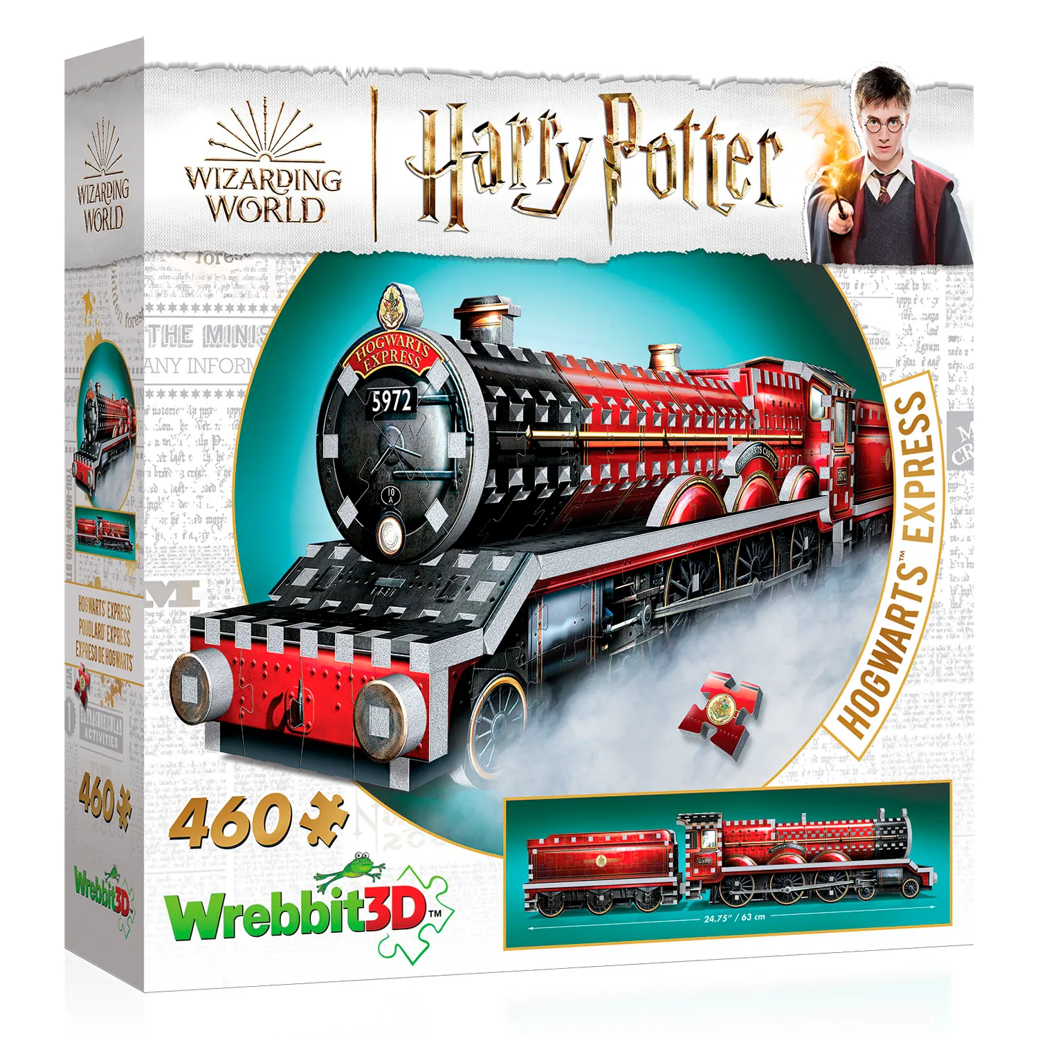 Hogwarts Express Harry Potter / Hogwarts Express Train 460 pcs. - 3D-Puzzle-Wrebbit-3D Puzzles