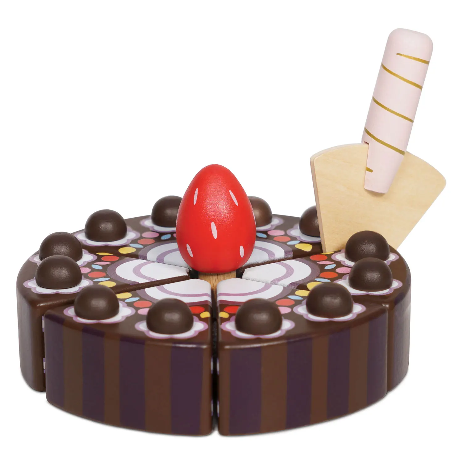 Schokoladentorte / Chocolate Gateau Sliceable Cake (New Look)-Le Toy Van (LTV)