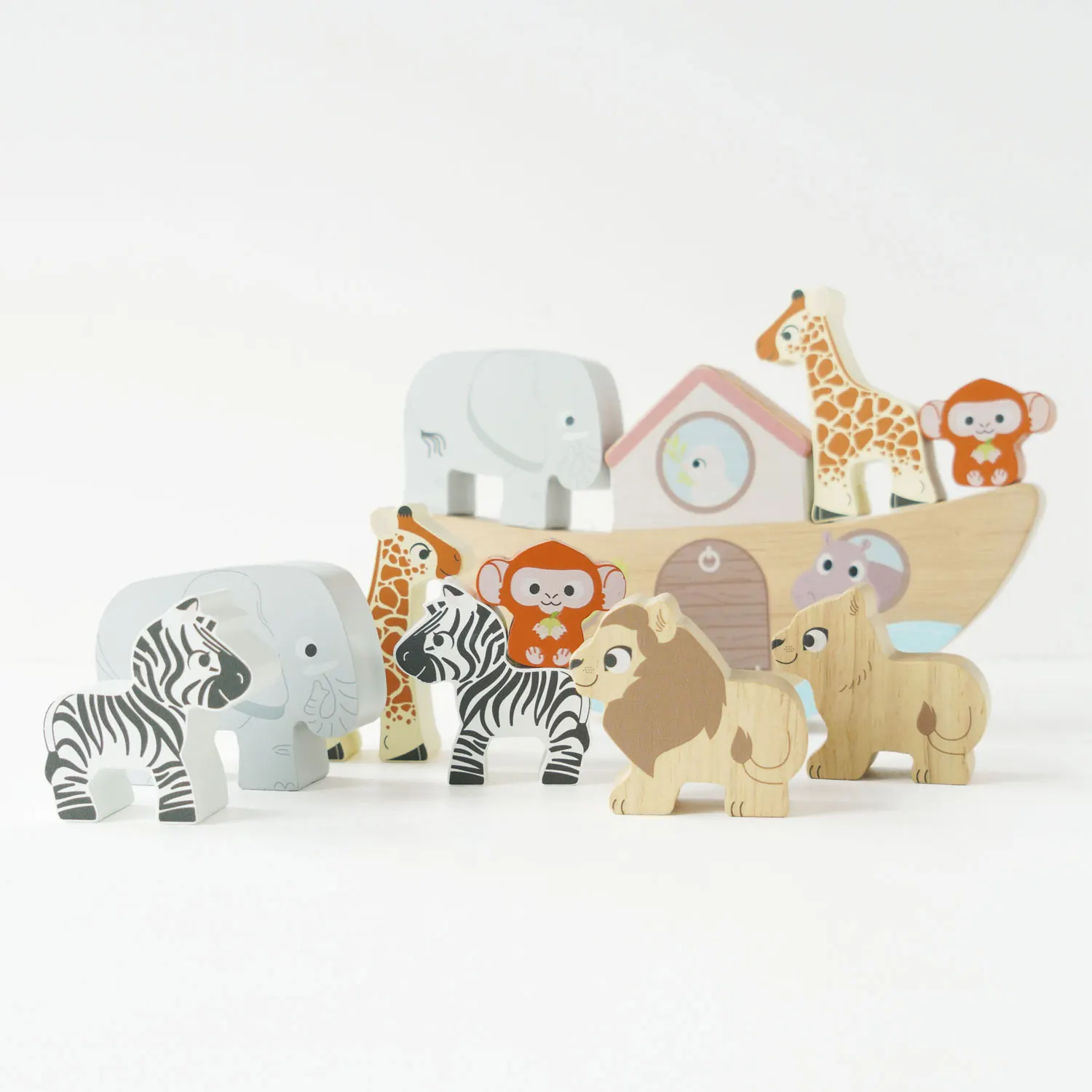Noahs Balancierspiel / Noahs Balancing Ark Animal Stacker (New Look)-Le Toy Van (LTV)
