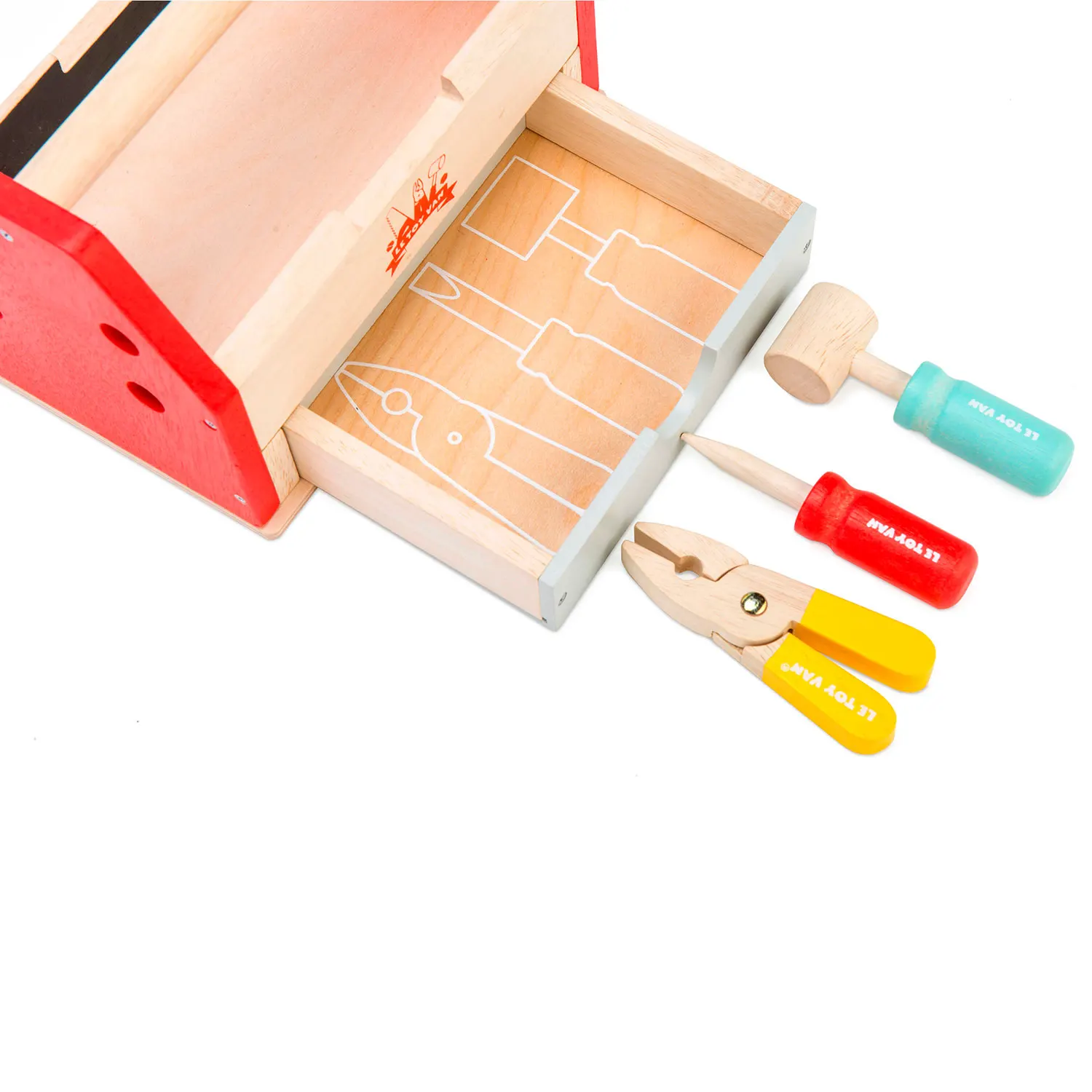 Werkzeugkasten / Tool Box & Wooden Tools-Le Toy Van (LTV)