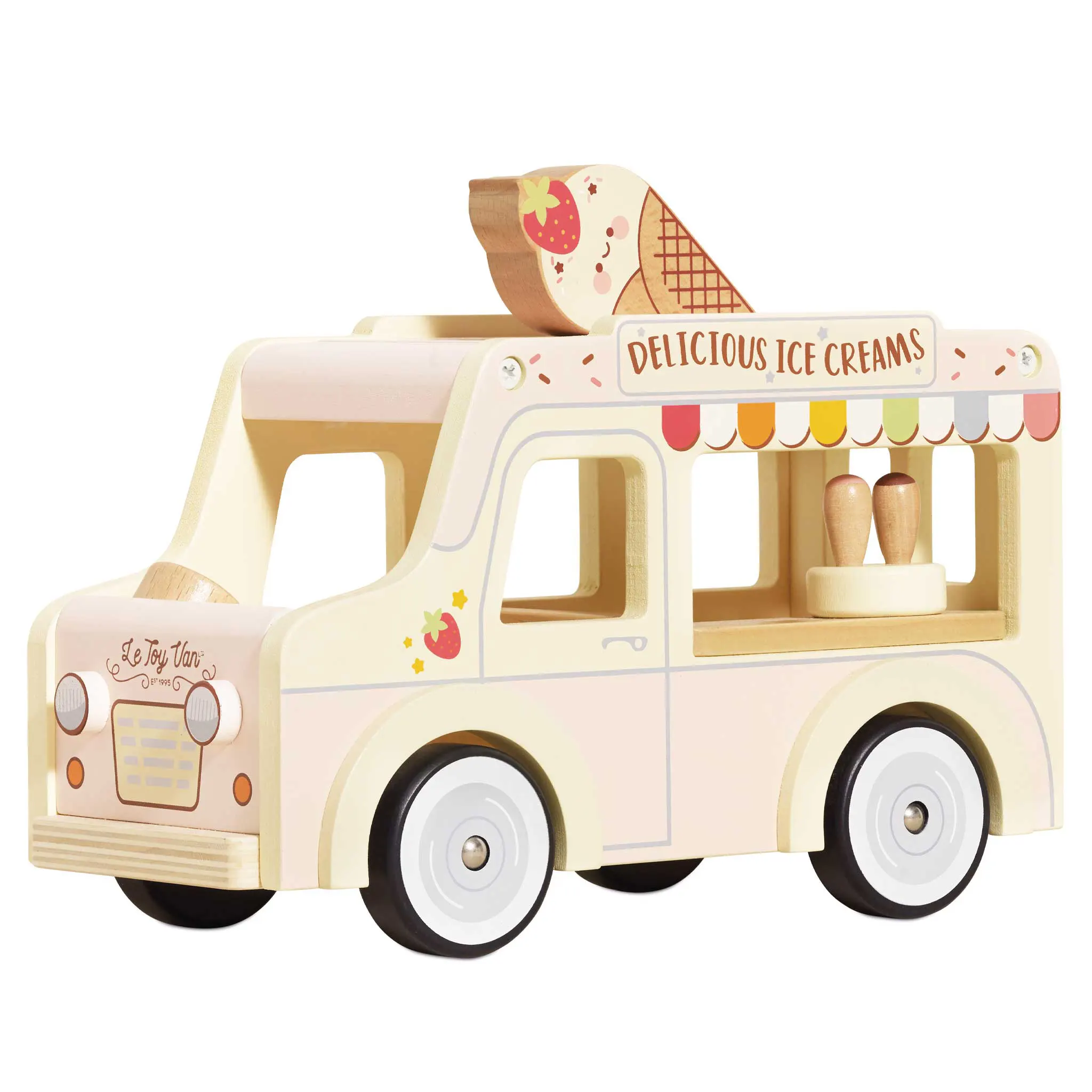 Eiscremewagen / Wooden Ice Cream Van