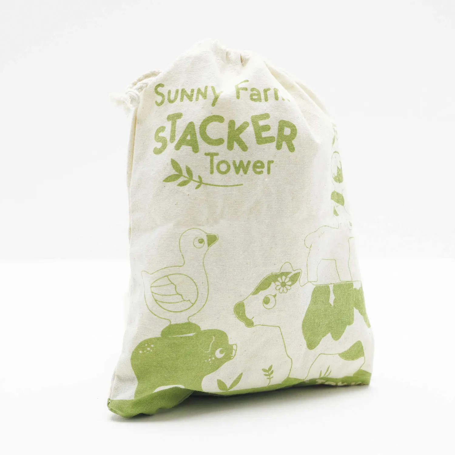 Farmtiere Stapelspiel / Farmyard Stacking Animals & Bag-Le Toy Van (LTV)