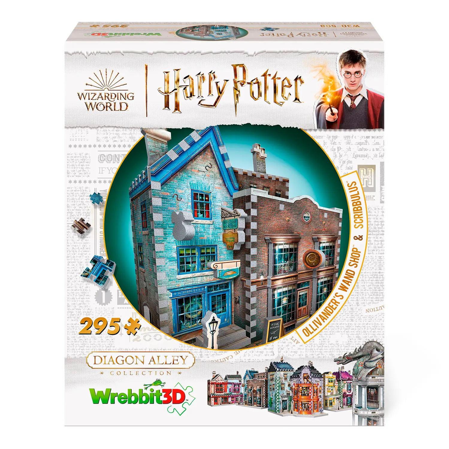 Ollivander’s Zauberstabladen Harry Potter/Ollivander’s Wand Shop 295 pcs.-Wrebbit-3D Puzzles