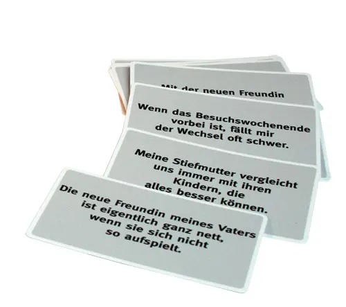 Sogenzia-Patchwork/Trennung - Gesprächskärtchen-KIKT · Kölner Institut für Kindertherapie
