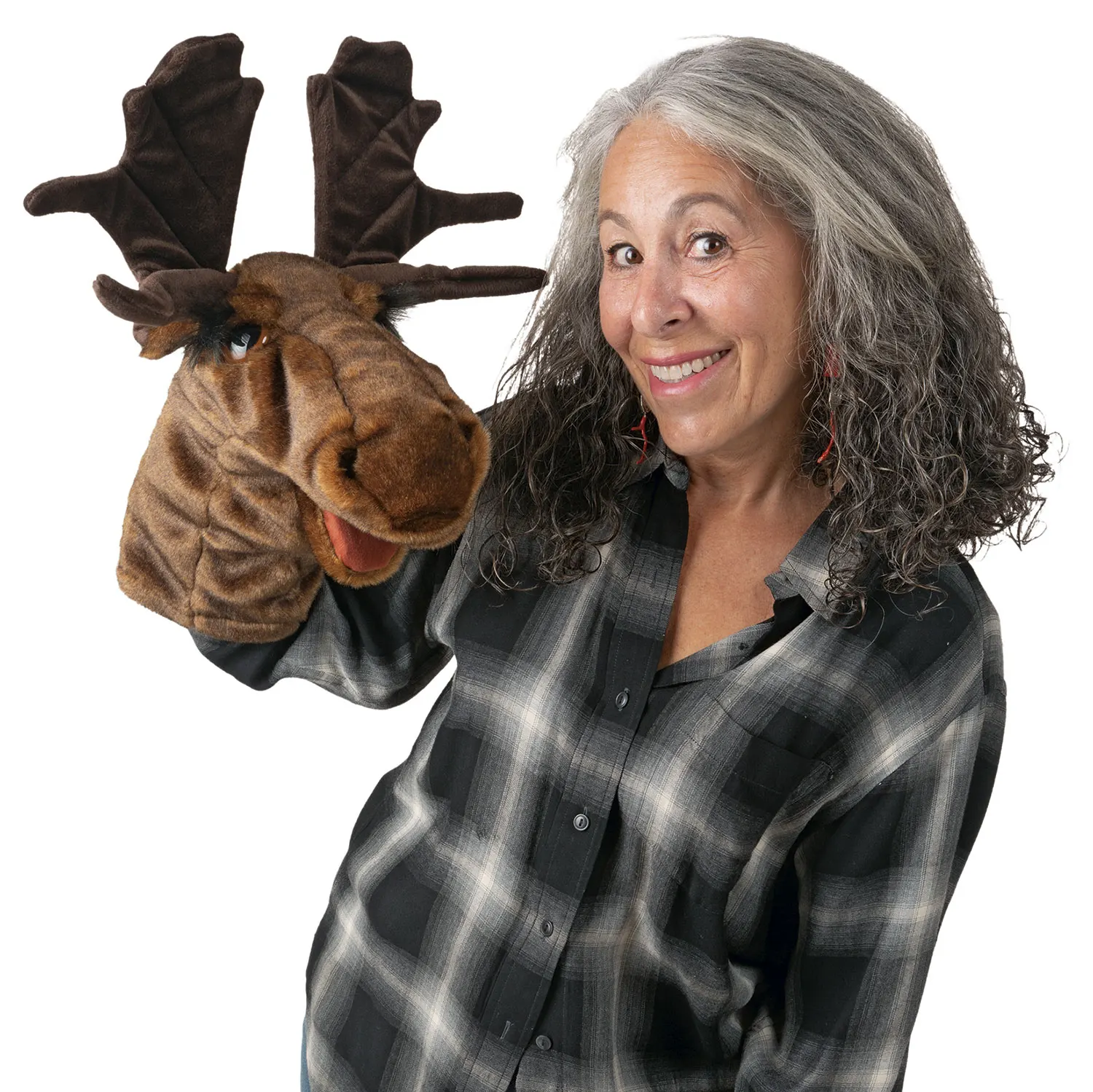 Elch für die Puppenbühne / Moose Stage Puppet-Folkmanis® Puppets