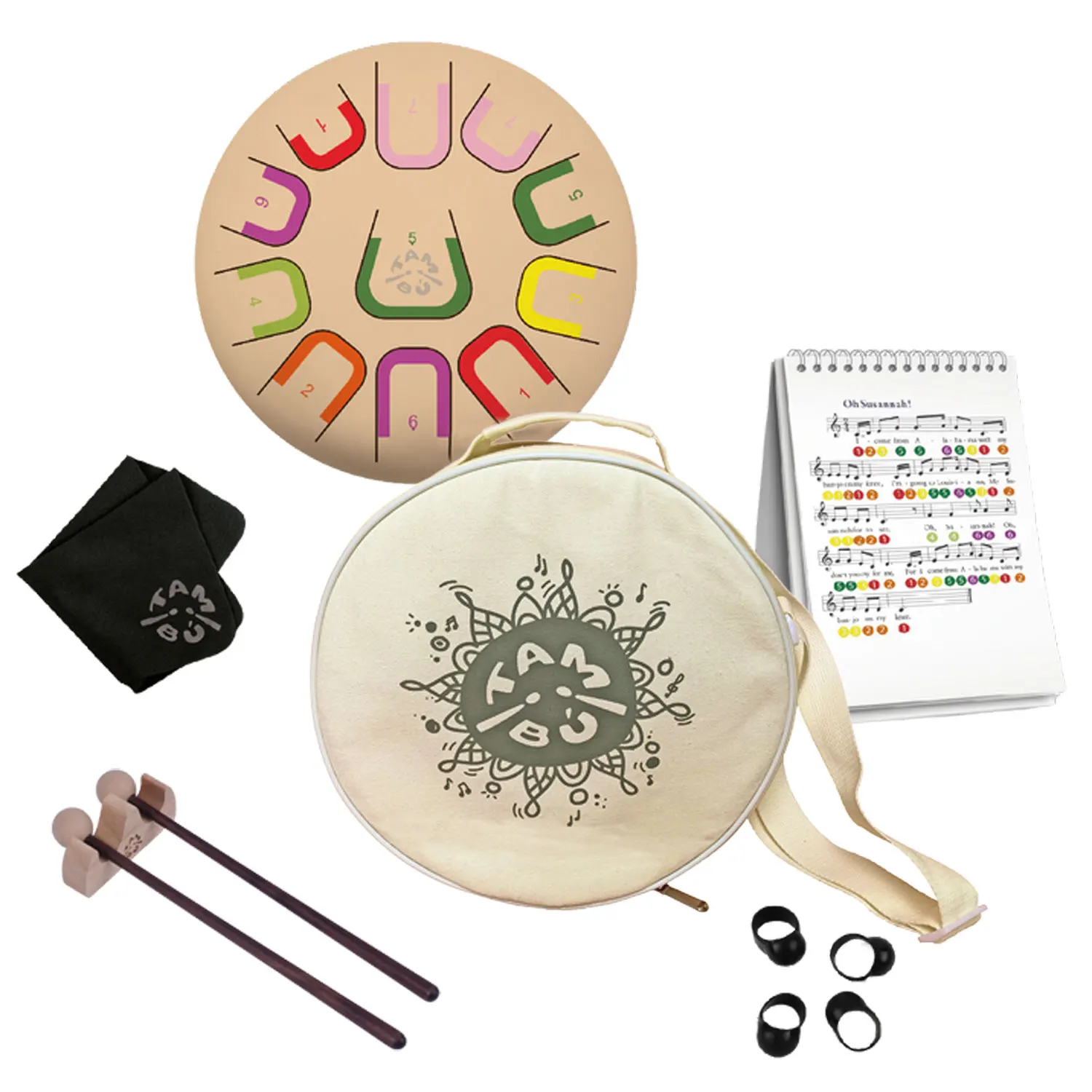 Tambu+ 10"/25 cm - Soul Serenity (Cream)-JuegaConmigo
