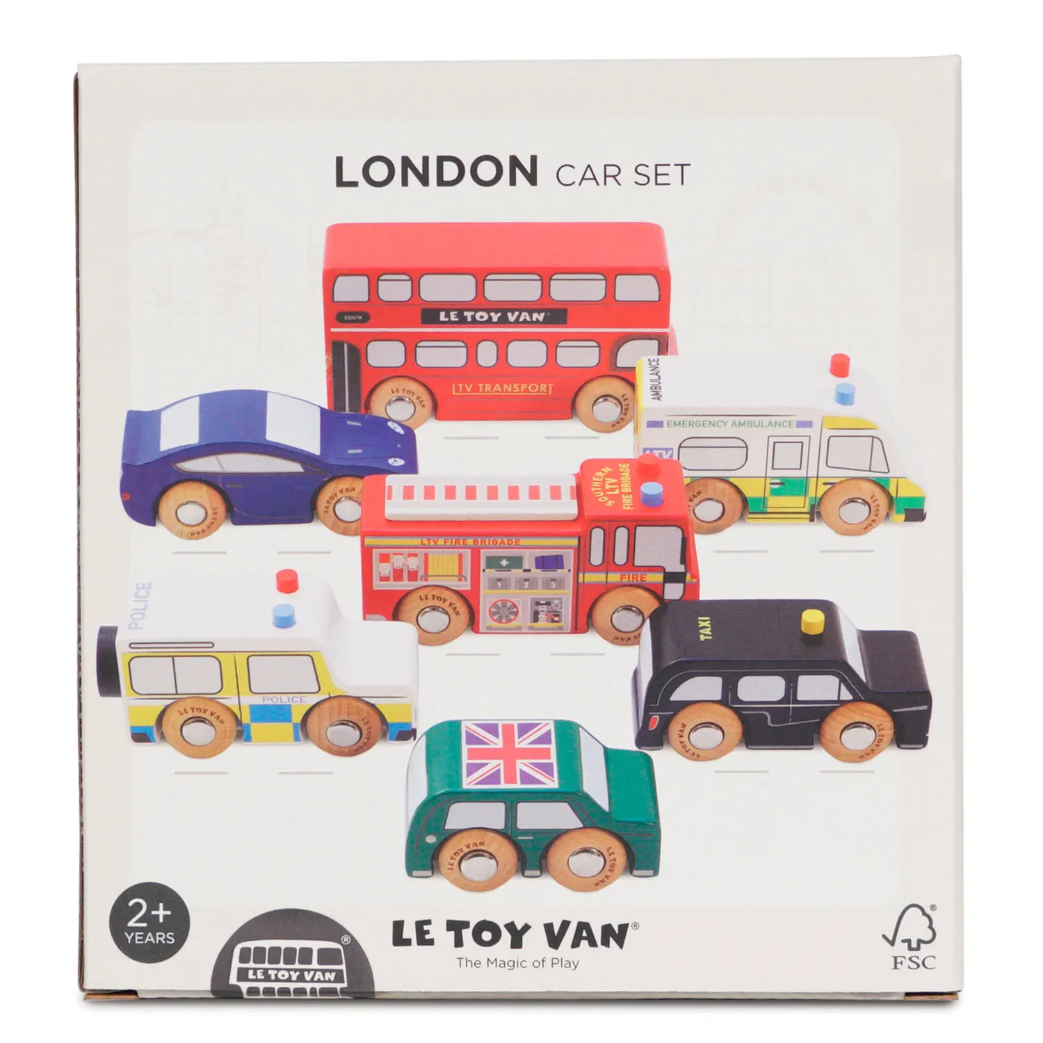 London Auto Set / London Toy Car Set-Le Toy Van (LTV)