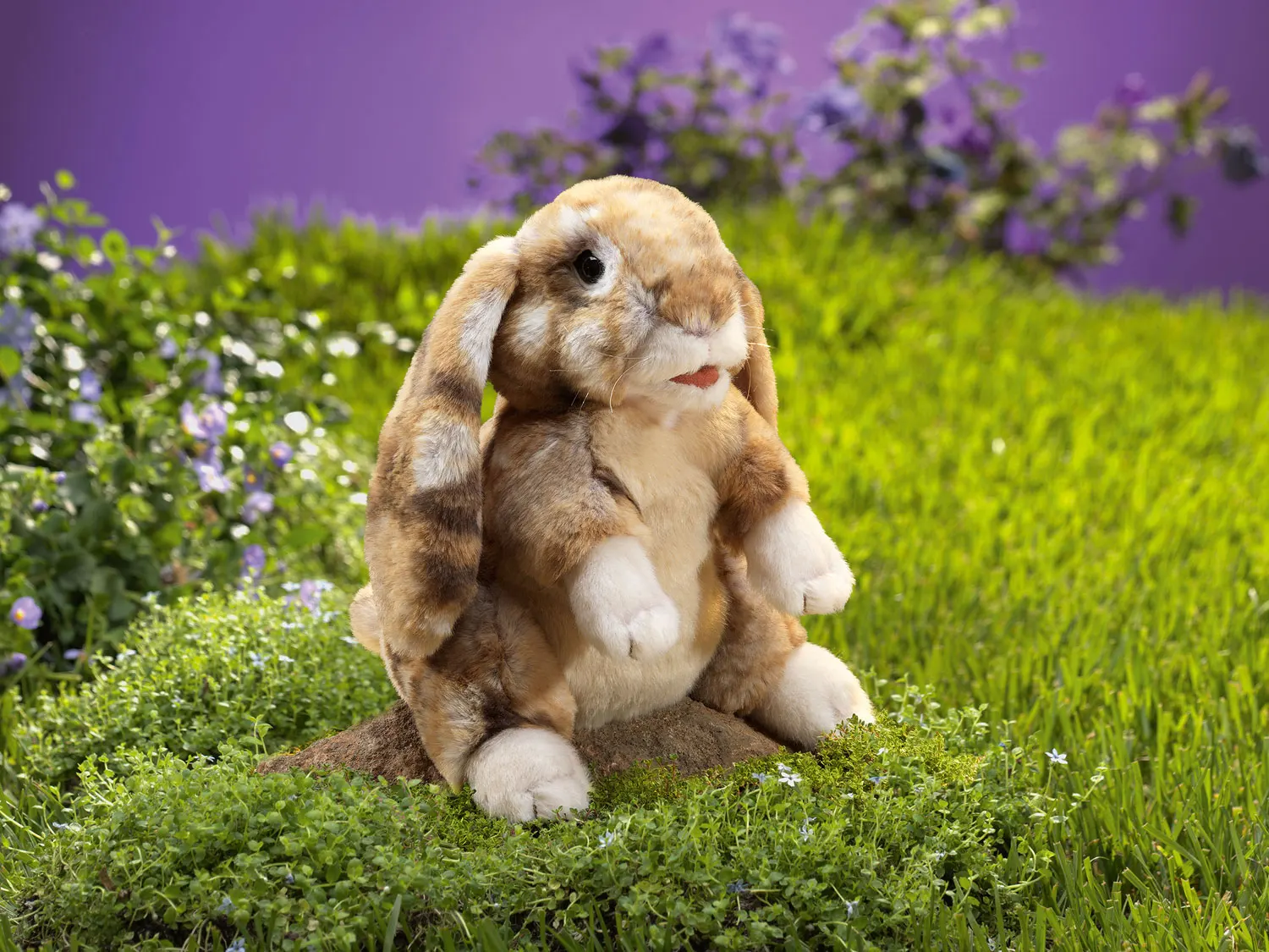 Silky Bunny Rabbit / Seidenweicher Hängeohrhase-Folkmanis® Puppets