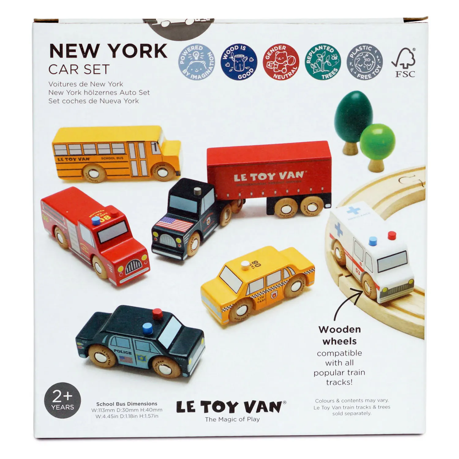 New York Auto Set / New York Toy Car Set-Le Toy Van (LTV)