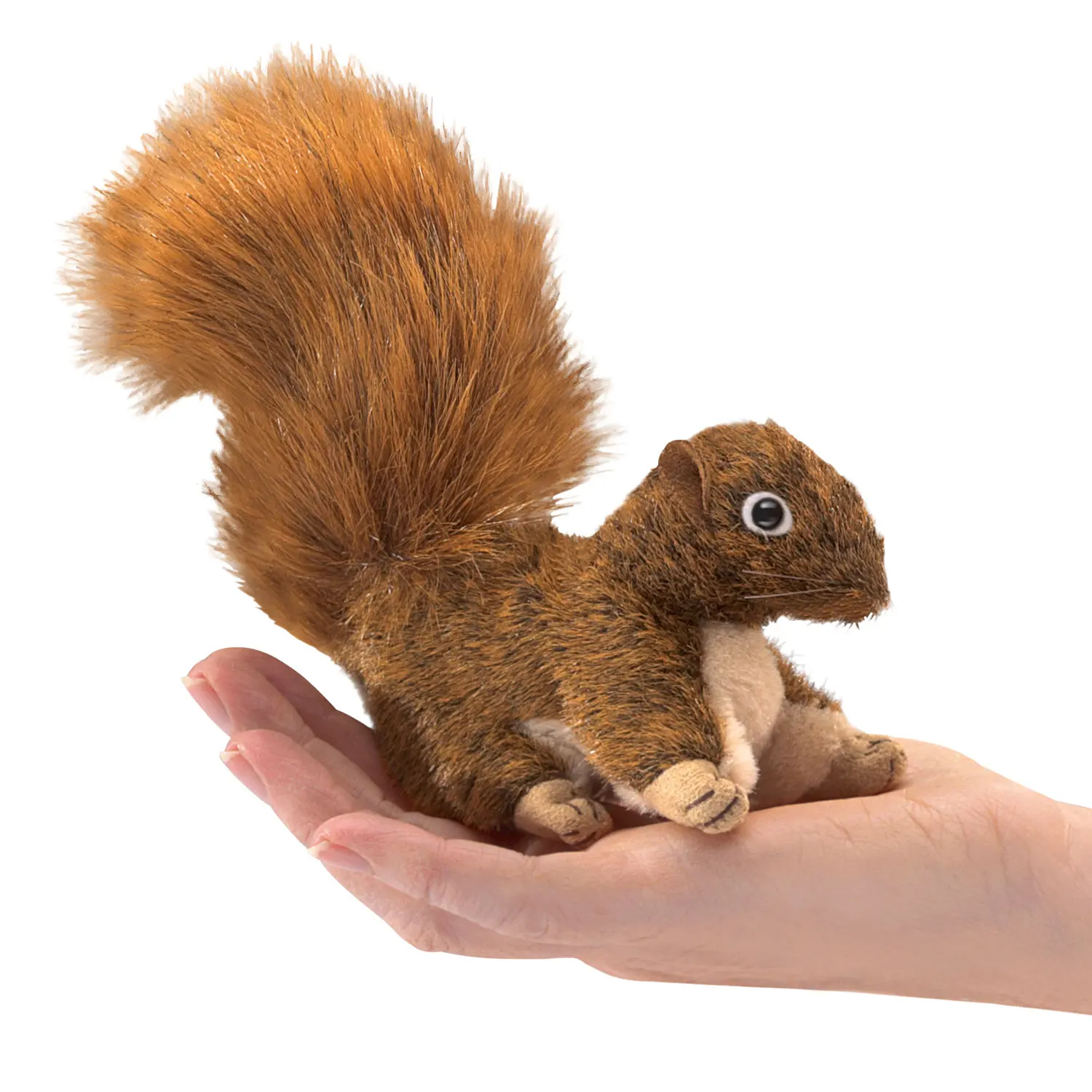 Mini Eichhörnchen, rot / Mini Red Squirrel-Folkmanis® Handpuppen