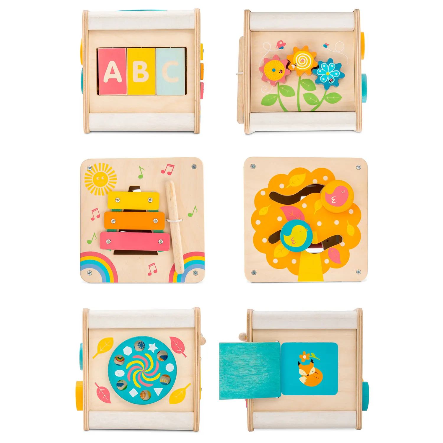 Kleiner Activity-Würfel / Activity Wooden Cube-Le Toy Van (LTV)