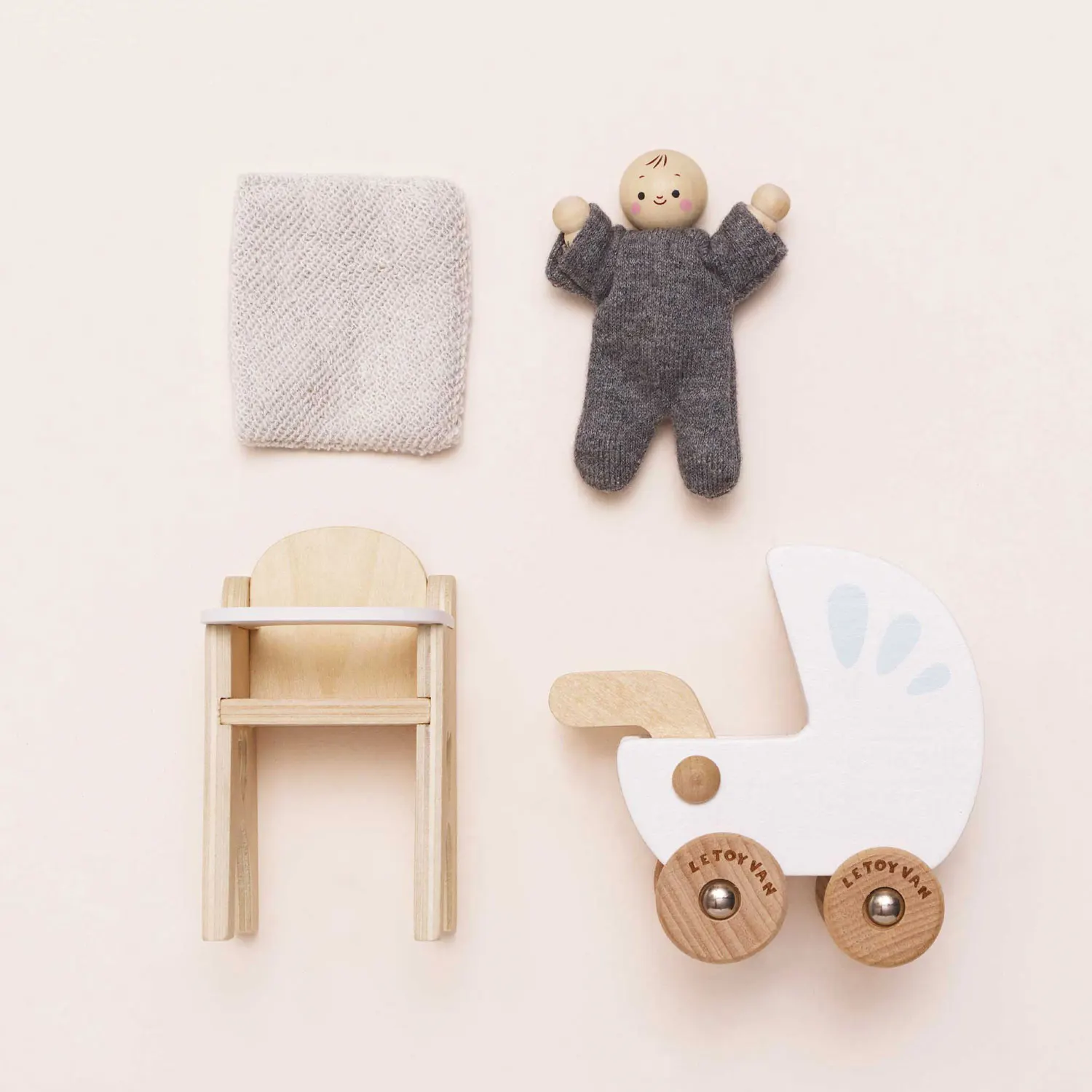 Kleinkind mit Ausstattung / Dolls House Nursery & Baby Set-Le Toy Van (LTV)