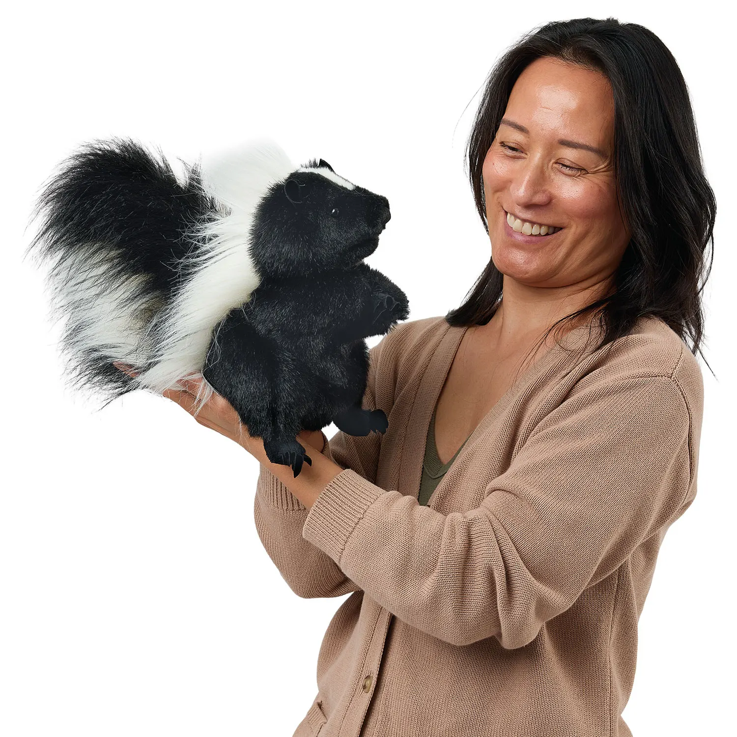 Standing Skunk / Stehendes Stinktier-Folkmanis® Handpuppen