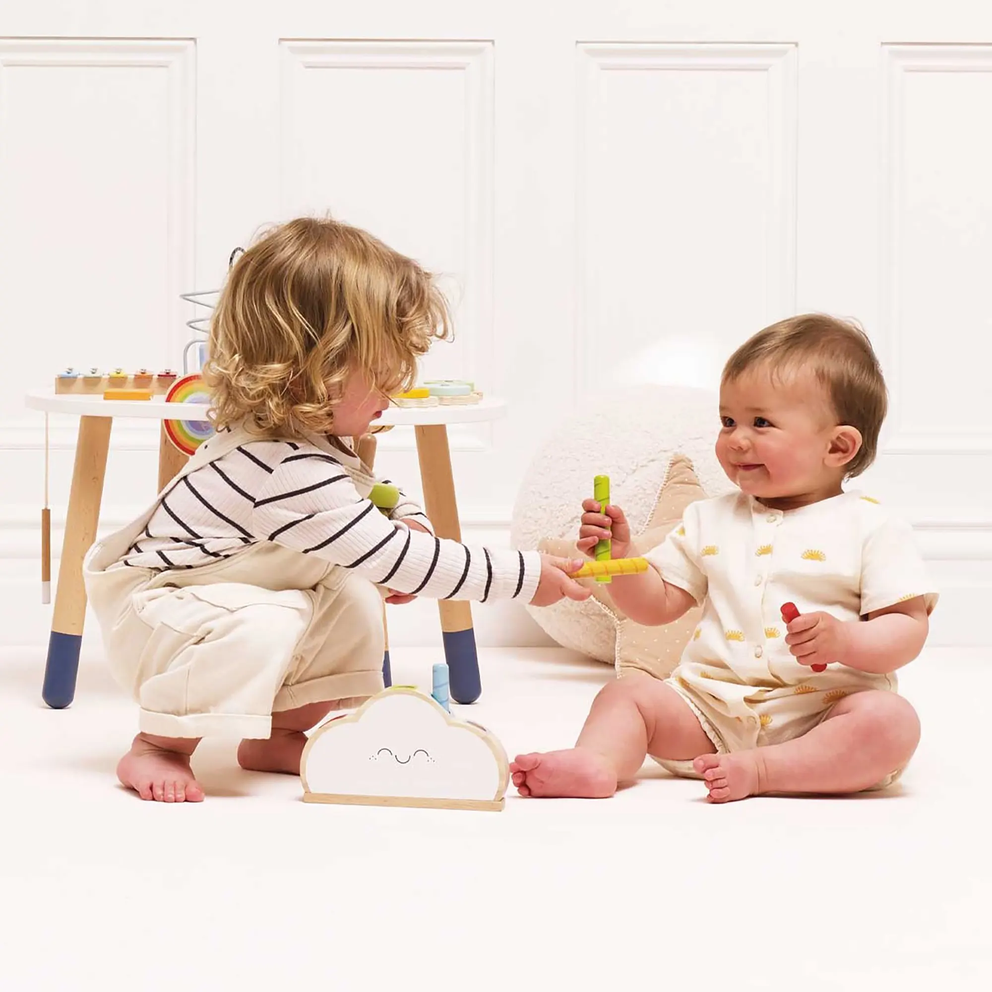 Regenbogenwolke Pop! / Rainbow Cloud Pop-Up Toy (New Look)-Le Toy Van (LTV)