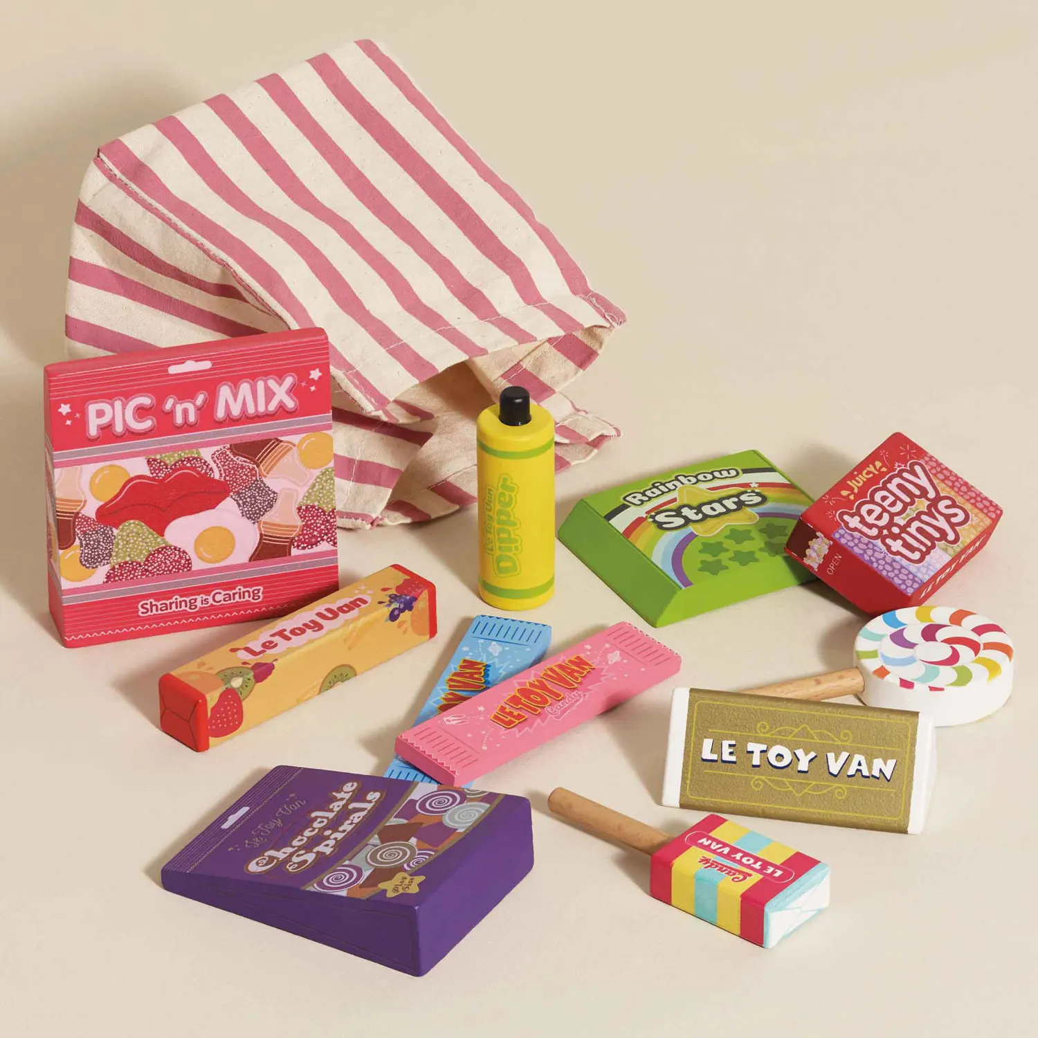 Süßigkeiten & Candy Set / Retro Sweets and Candy Roleplay Set-Le Toy Van (LTV)