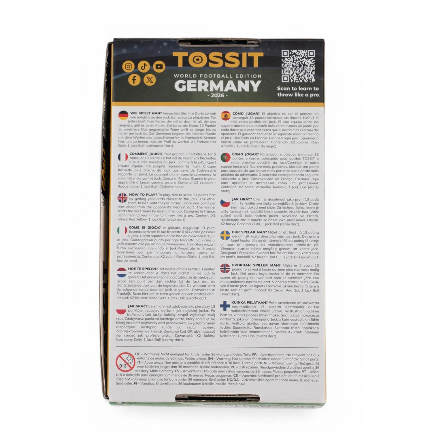 GERMANY - TOSSIT Starter Pack - World Football Edition-TOSSIT®