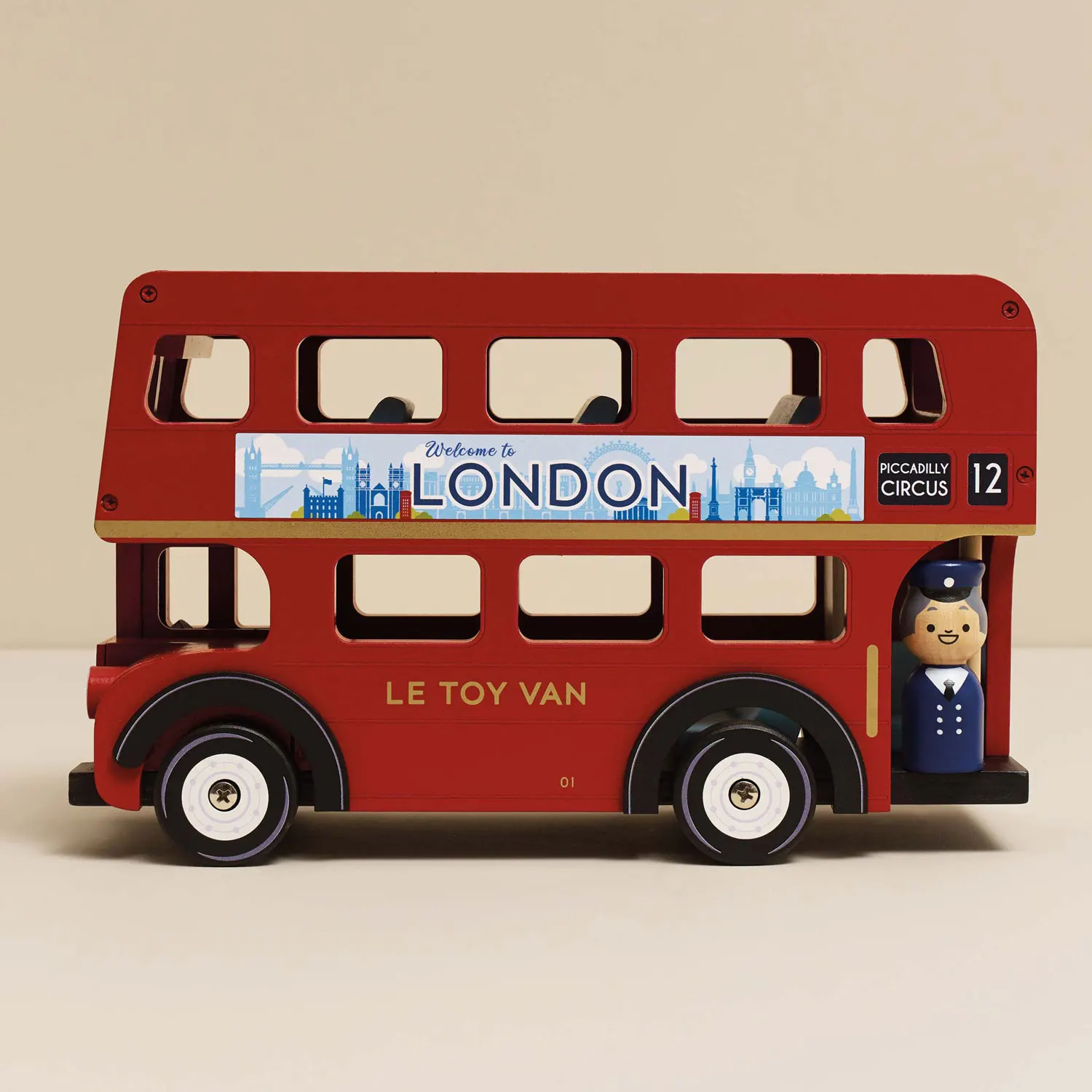 London Wooden Bus & Character-Le Toy Van (LTV)