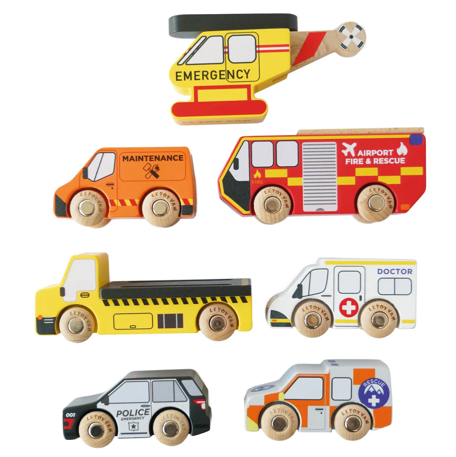 Rettungsfahreuge / Emergency Rescue Vehicles-Le Toy Van (LTV)