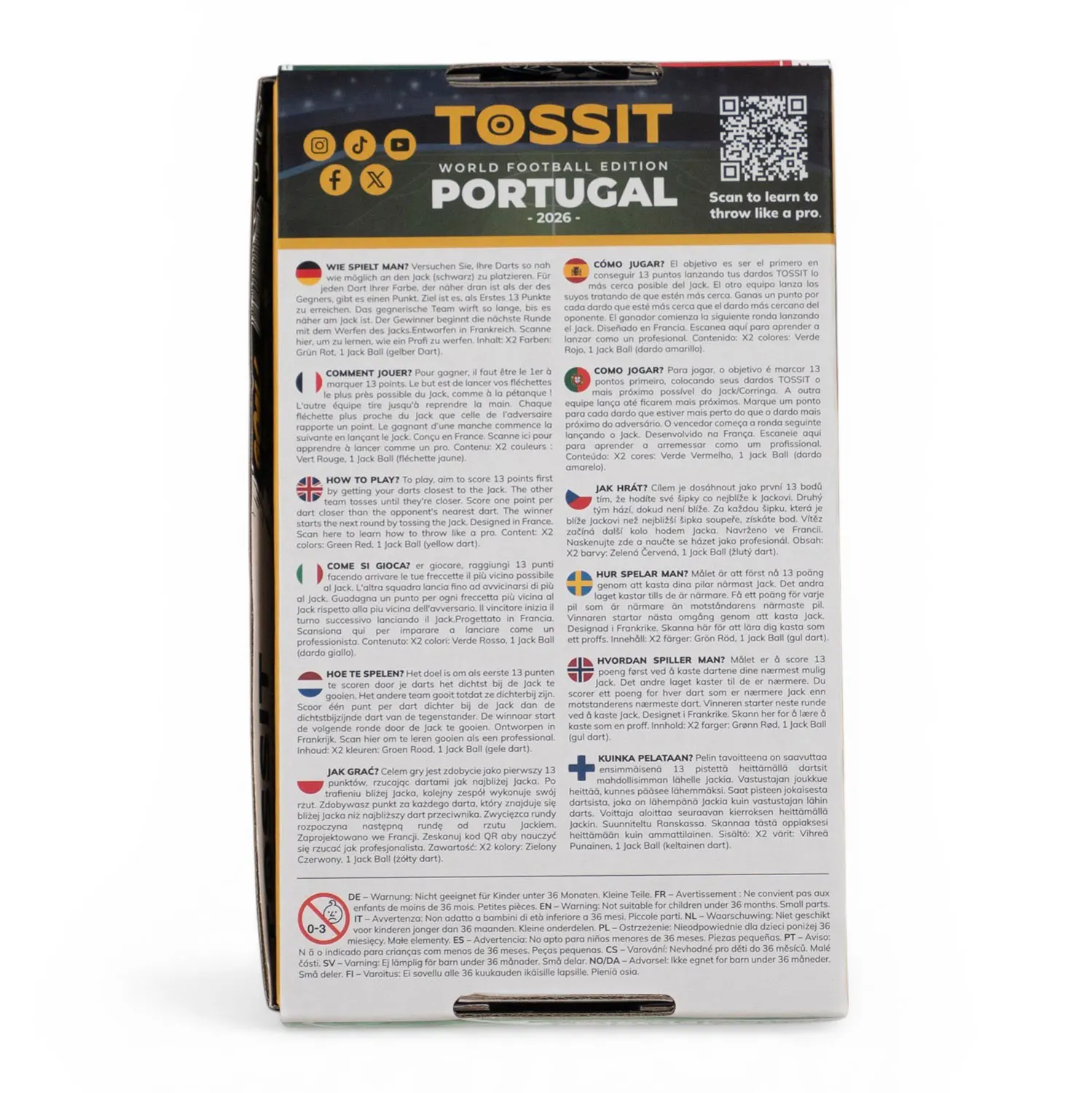 PORTUGAL - TOSSIT Starter Pack - World Football Edition-TOSSIT®