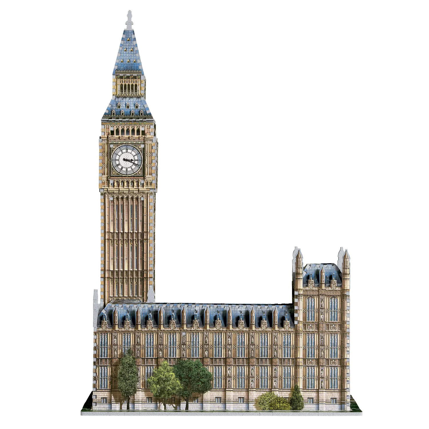 Big Ben & House of Parliament - Queen Elisabeth Tower / 3D-Puzzle-Wrebbit-3D Puzzles