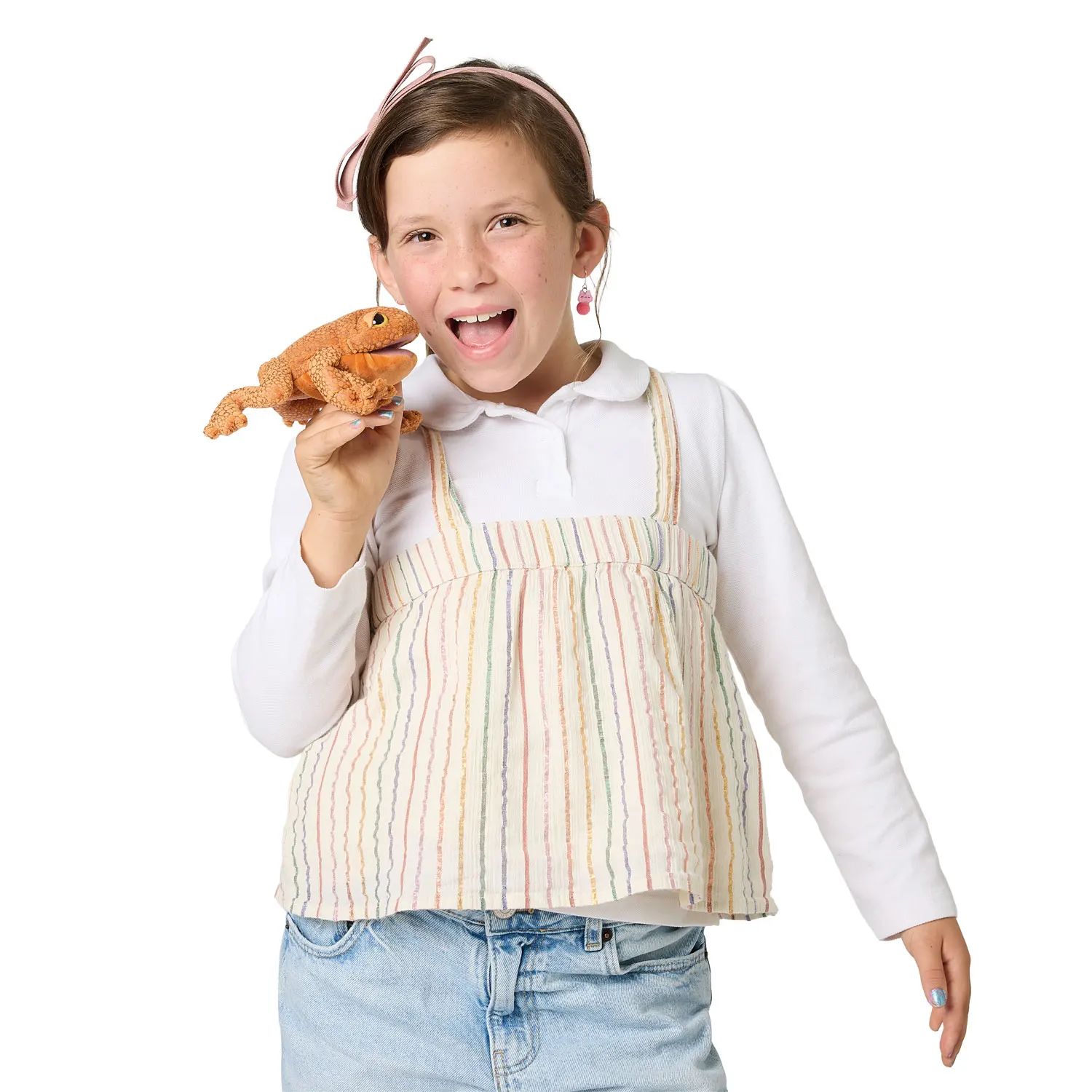 Mini Toad / Mini Kröte-Folkmanis® Handpuppen