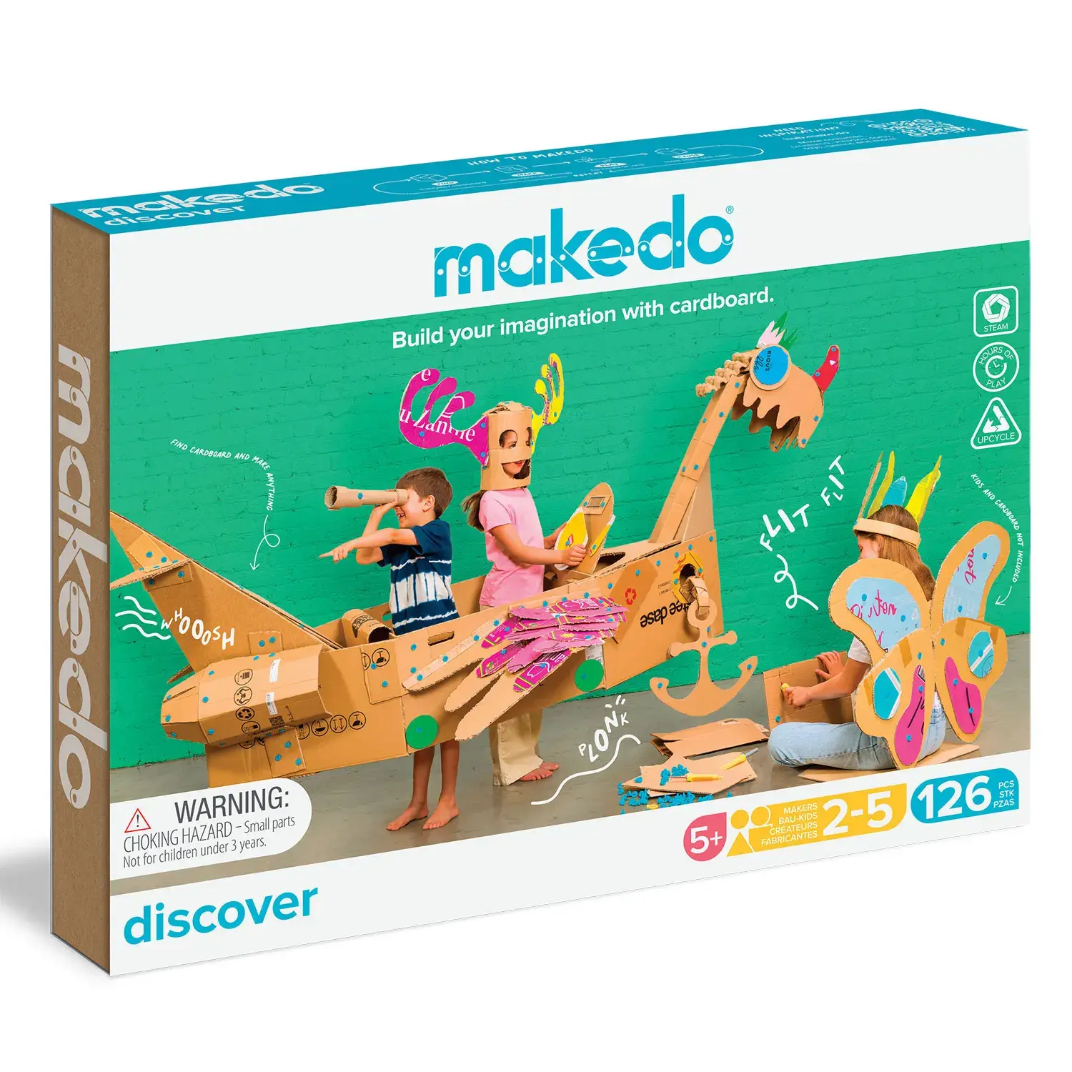 Makedo - Discover Kit - Kartonbau Werkzeugset