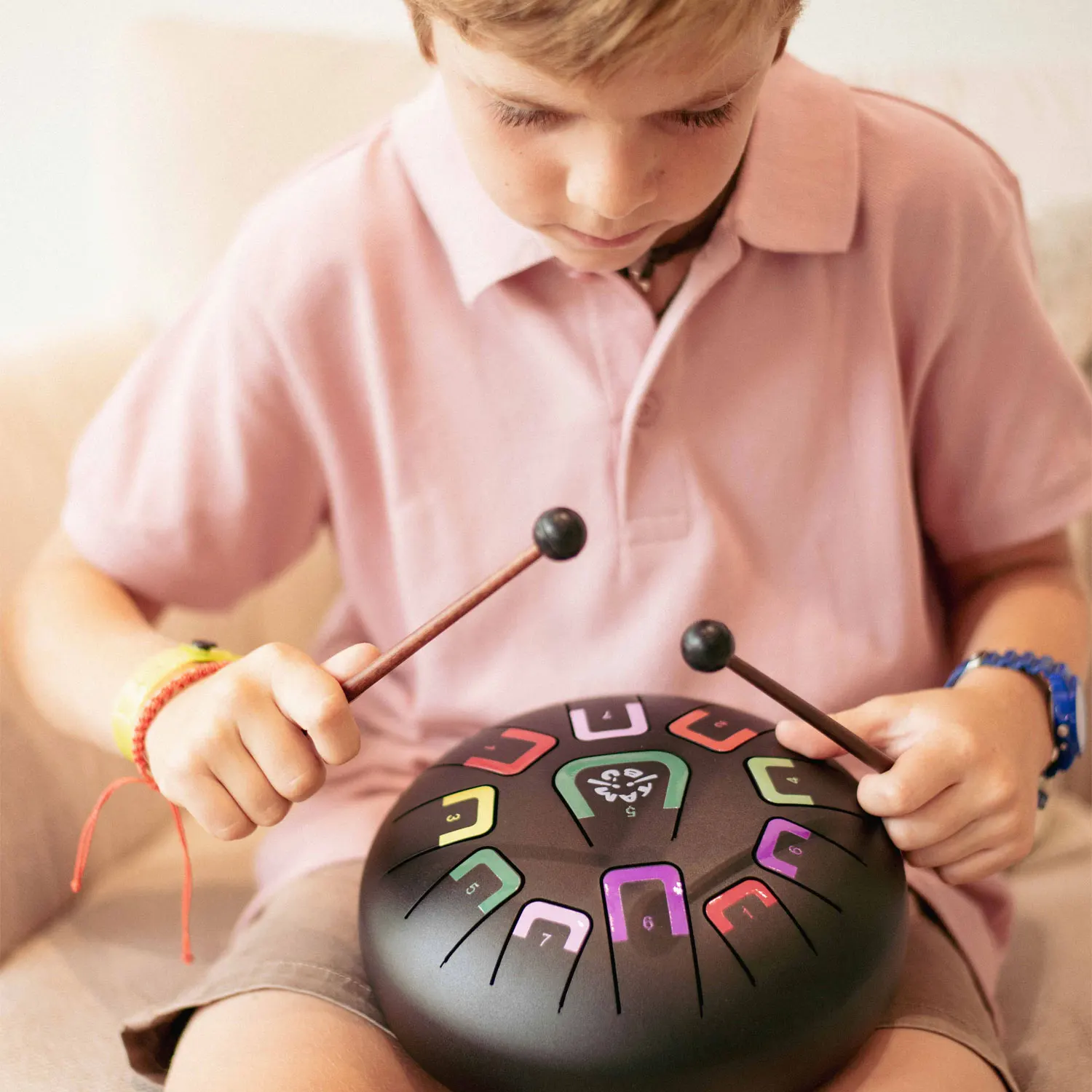 Tambu Steel Drum - Black Nature (Matt Black)-JuegaConmigo