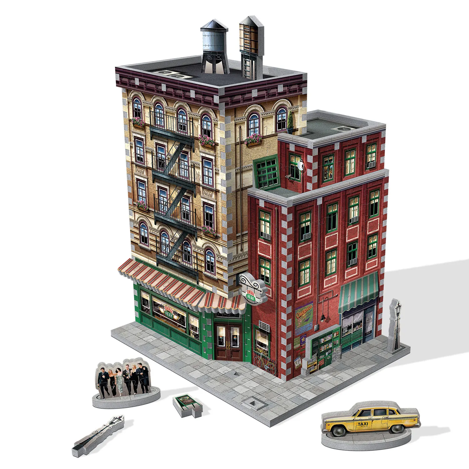 Friends - Central Perk (440 Teile) - 3D-Puzzle-Wrebbit-3D Puzzles