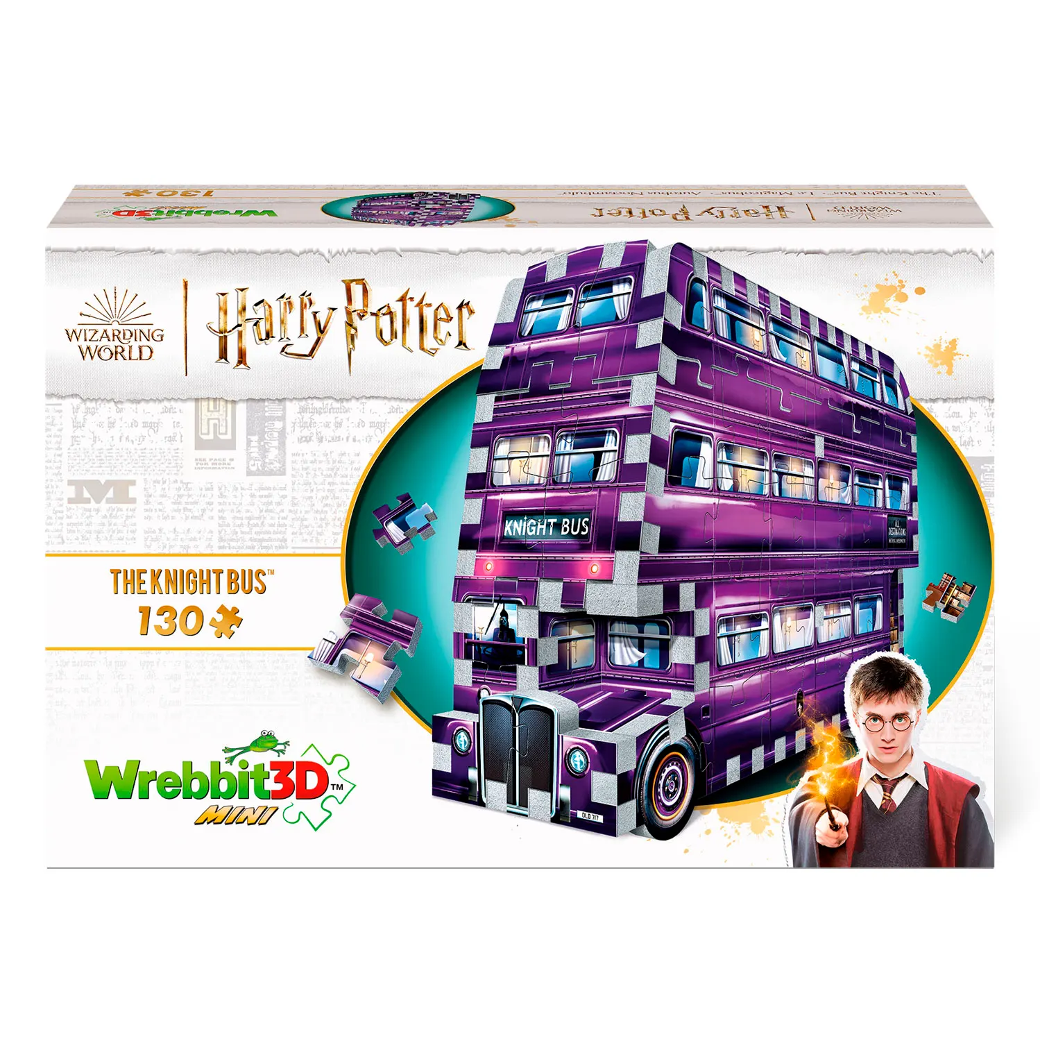 Der fahrende Ritter MINI Harry Potter/Knight Bus MINI Harry Potter 130 pcs.-Wrebbit-3D Puzzles